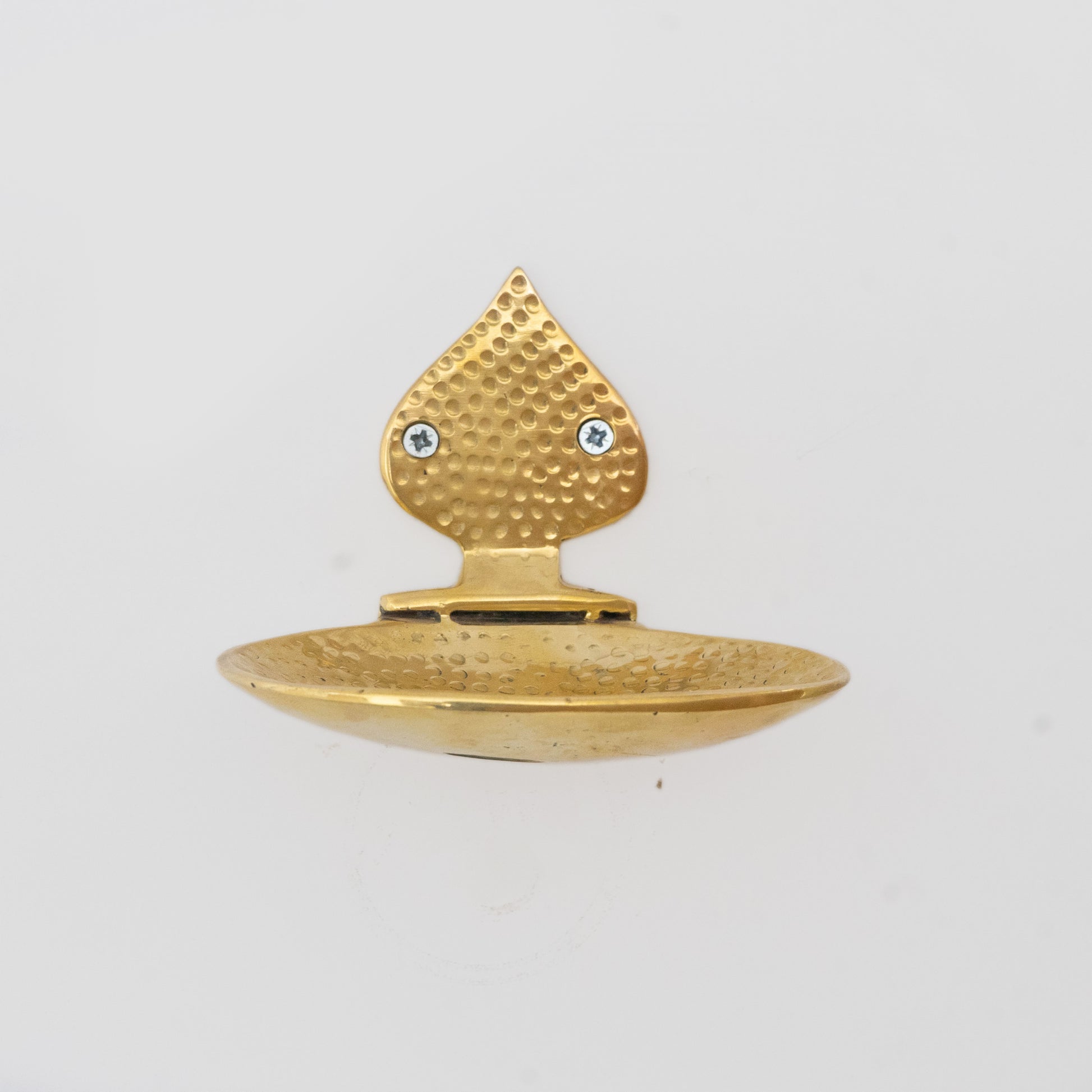 Unlacquered brass Soap Dish, Hammered Brass Soap Holder, Shower Soap Holder