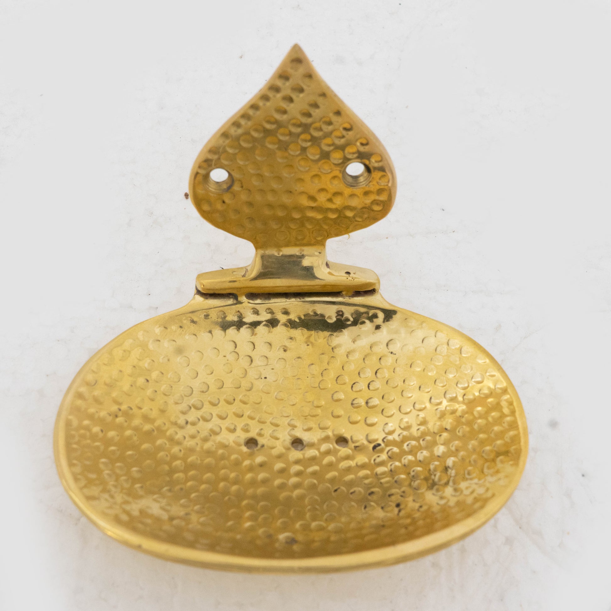 Unlacquered brass Soap Dish, Hammered Brass Soap Holder, Shower Soap Holder