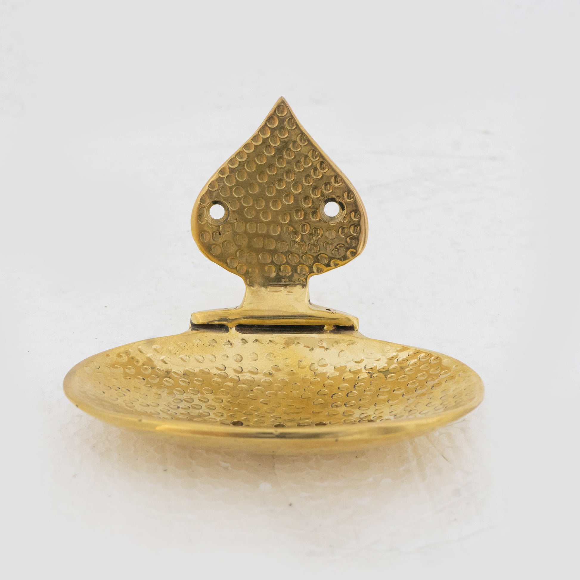 Unlacquered brass Soap Dish, Hammered Brass Soap Holder, Shower Soap Holder
