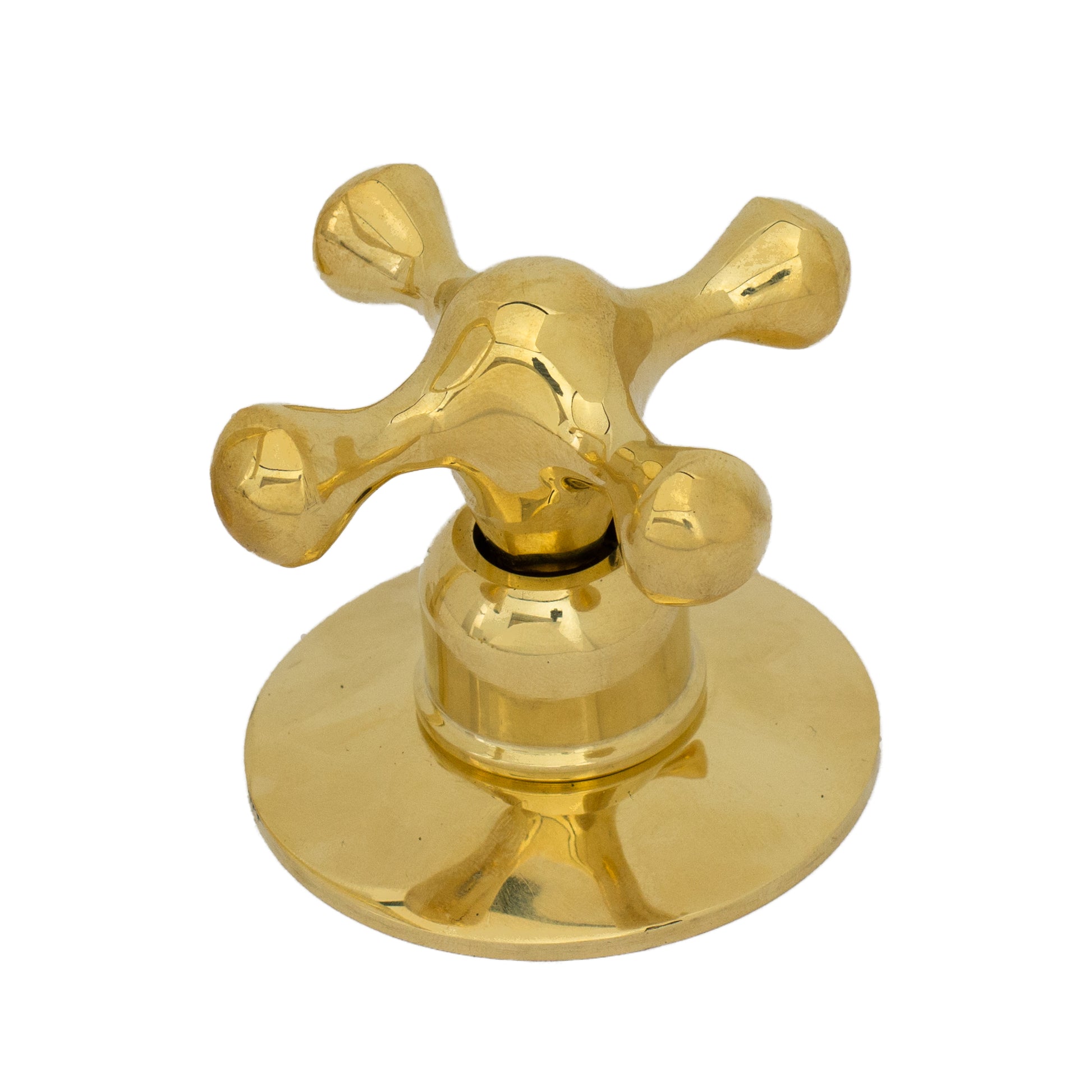 Deck Mounted Unlacquered Brass Faucet, Vanity Sink Faucet, Antique Brass Bathroom Faucet