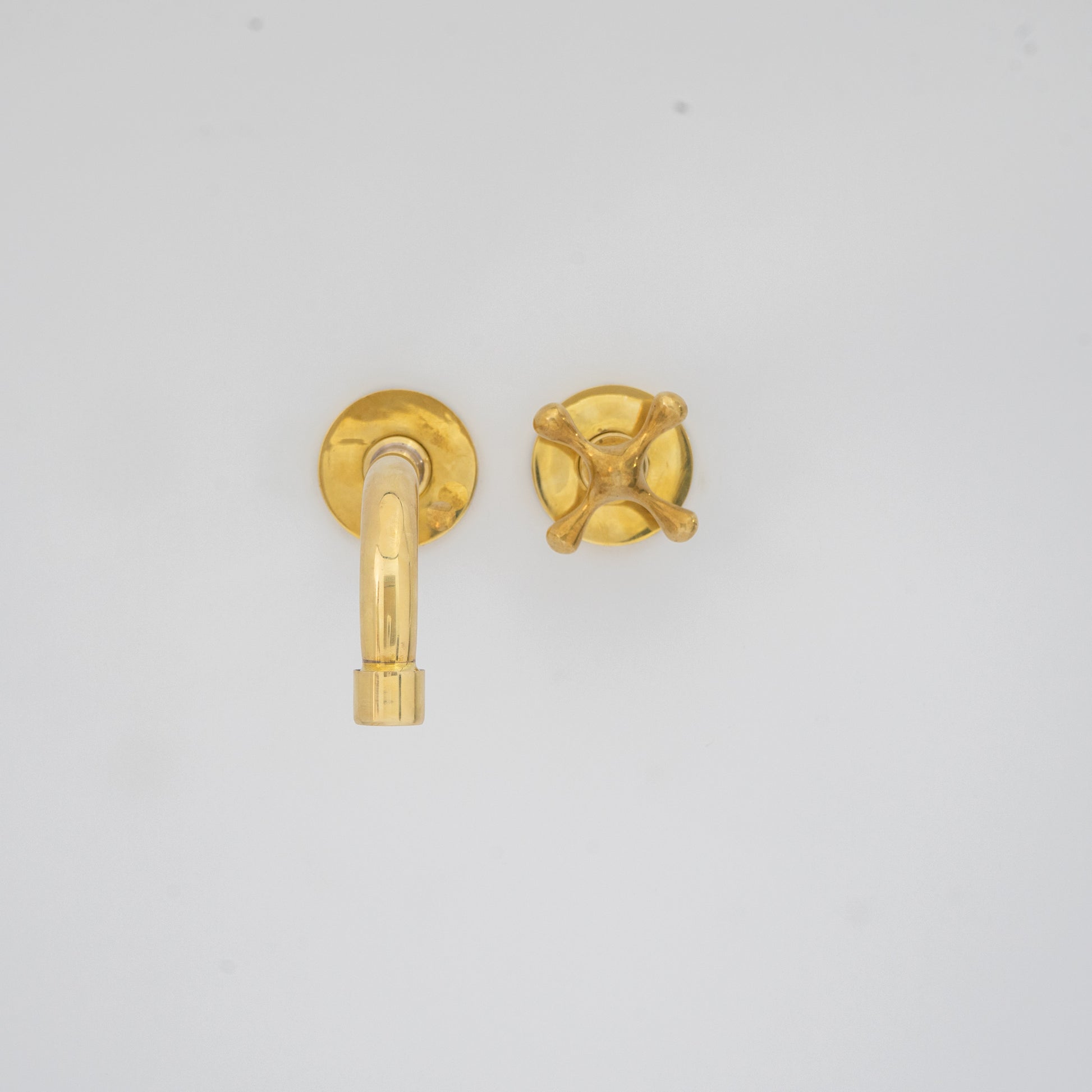 Wall Mount Cold Faucet, Unlacquered Brass Wall Mount Cold Water Tap