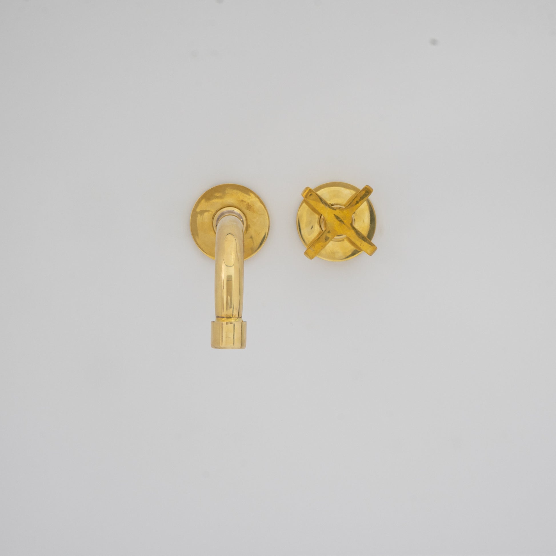 Wall Mount Cold Faucet, Unlacquered Brass Wall Mount Cold Water Tap