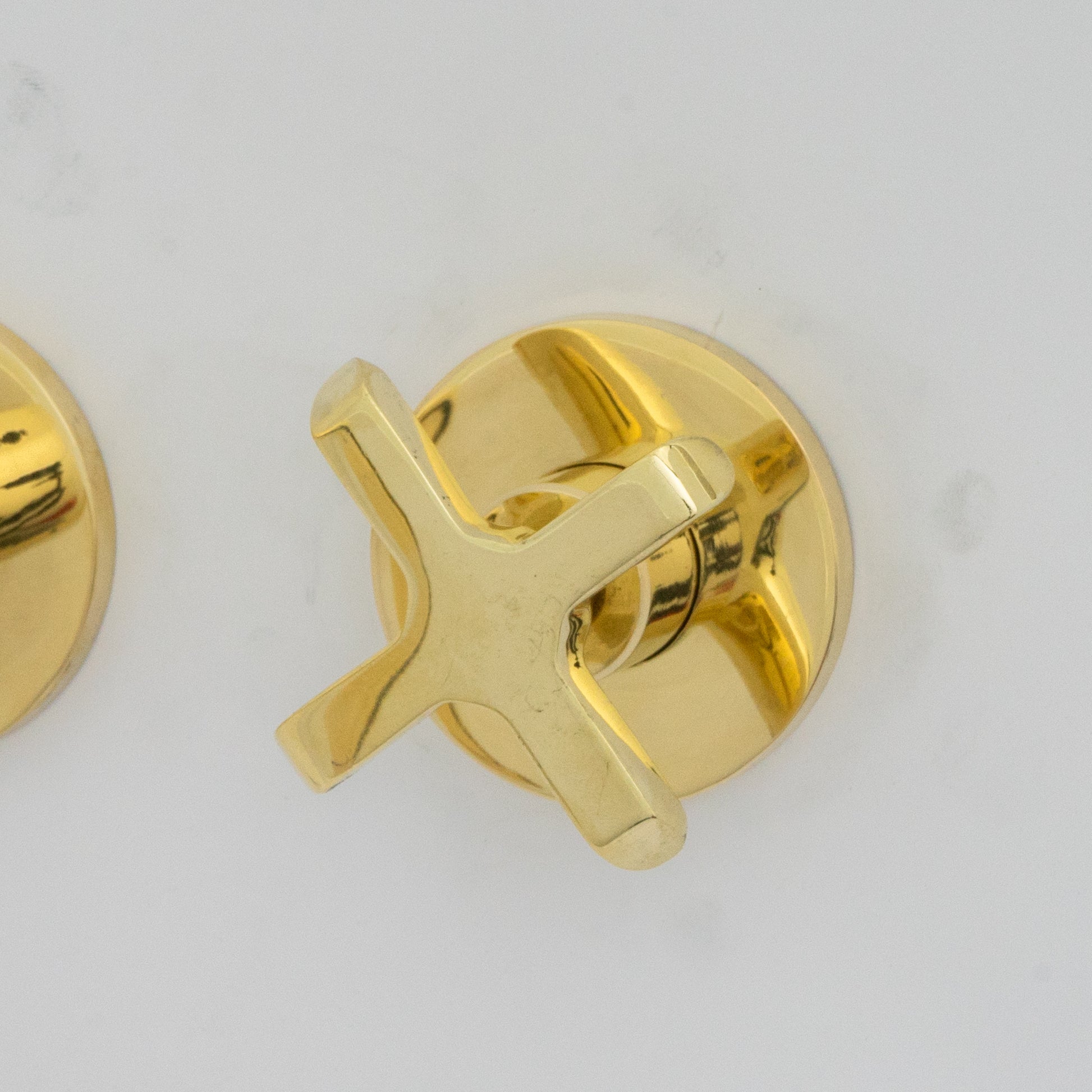 Unlacquered Brass Built-in Faucet | Bathroom Concealed Faucet