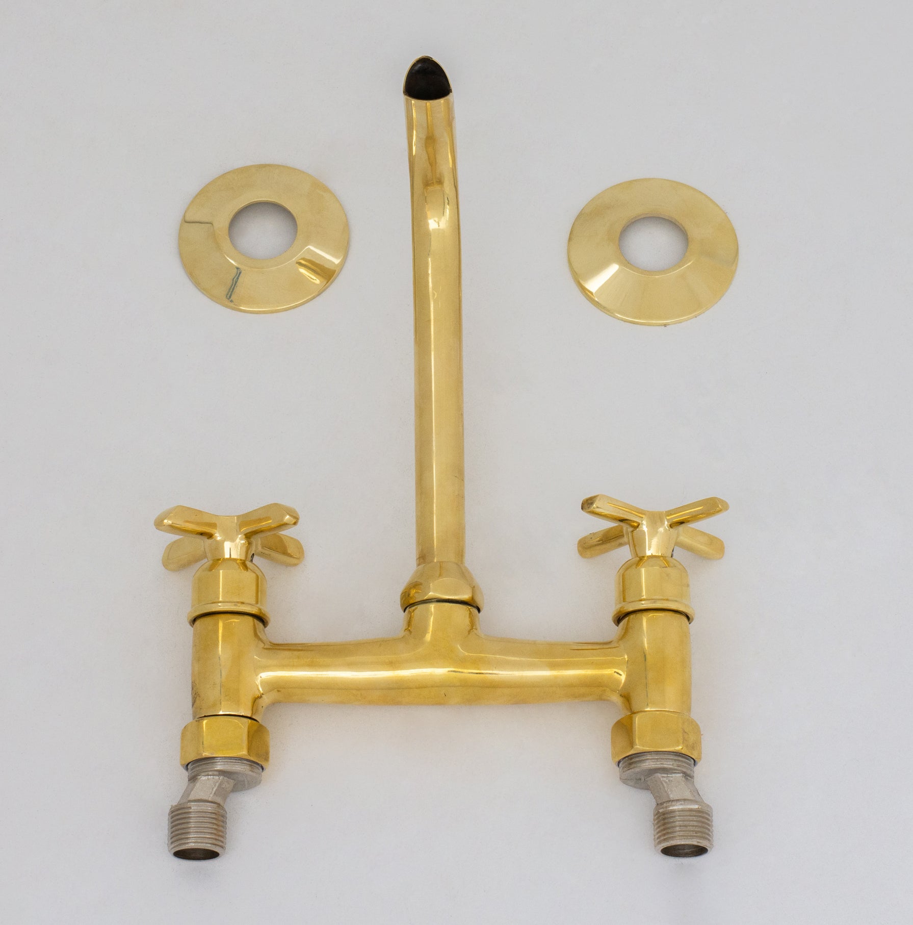 Brass Wall Mount Faucet – Antique Brass Bathroom Faucet