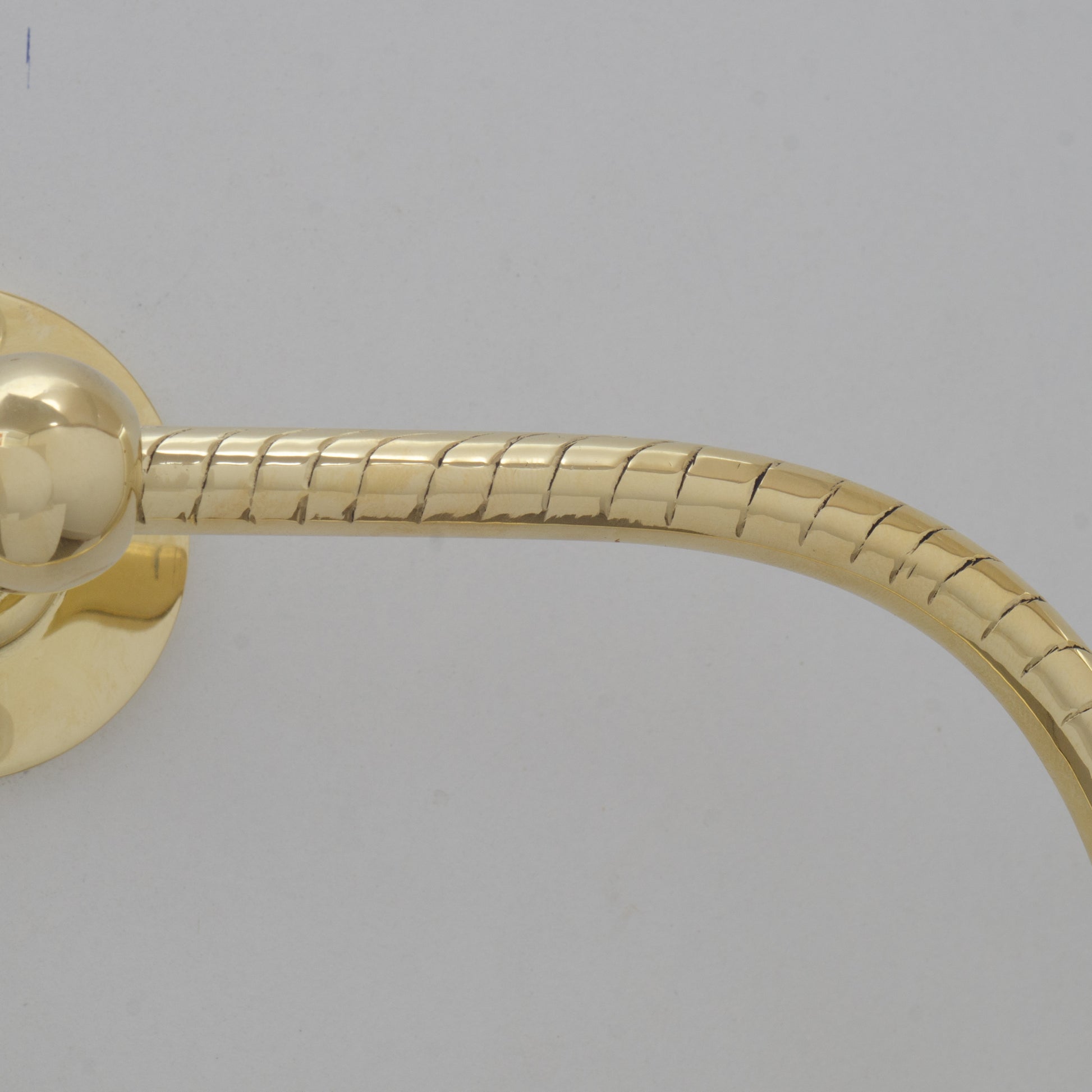 Unlacquered Brass Towel Holder, Towel Hanger, Wall Mount Towel Hook, Hand Engraved Finish