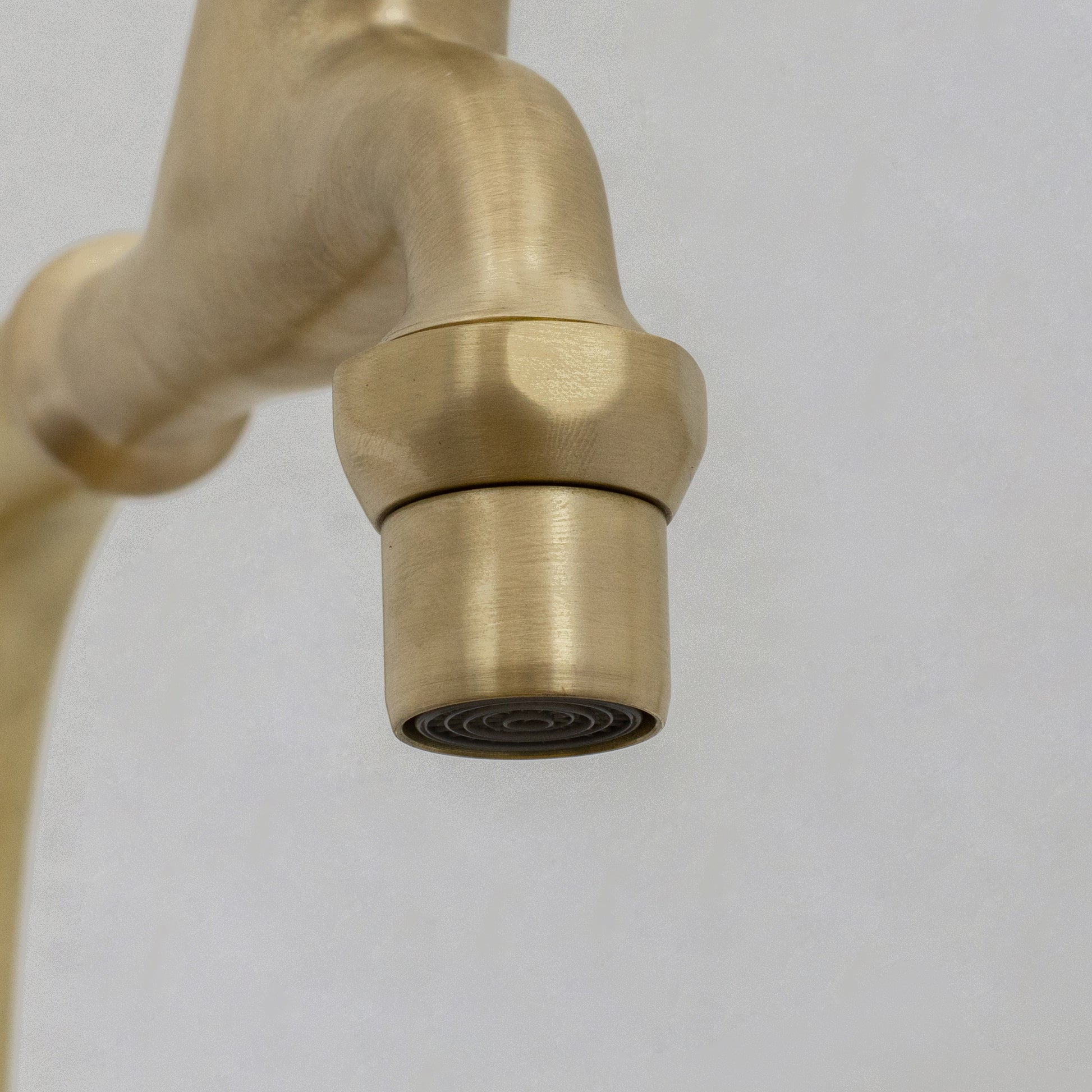 Solid Brass Kitchen Bib Taps, Deck Mount Pillar Taps, Kitchen Double Faucet Set, Hot and Cold Pillar Taps