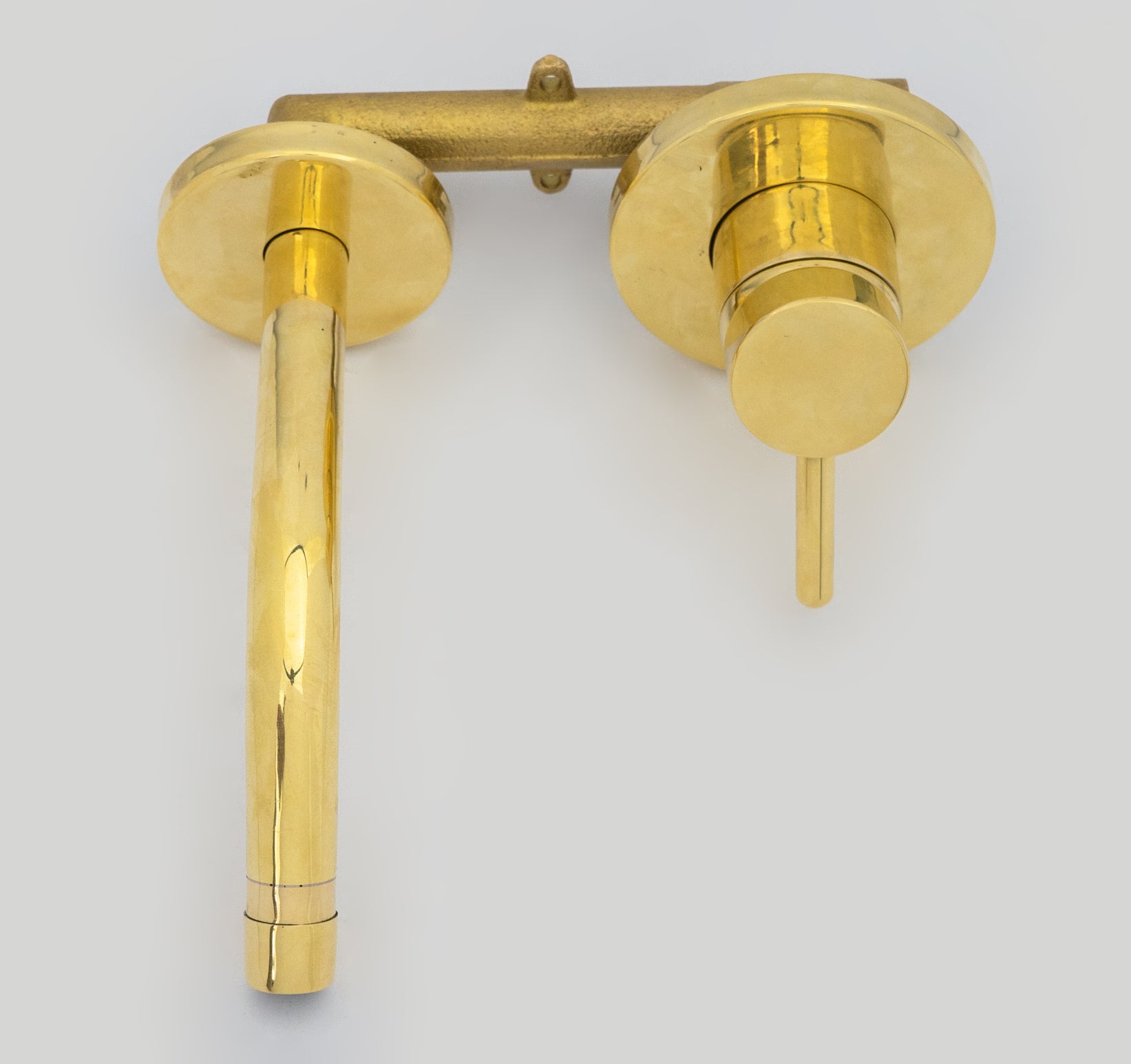 Heritage - Unlacquered Brass Bath Wall Mount Faucet