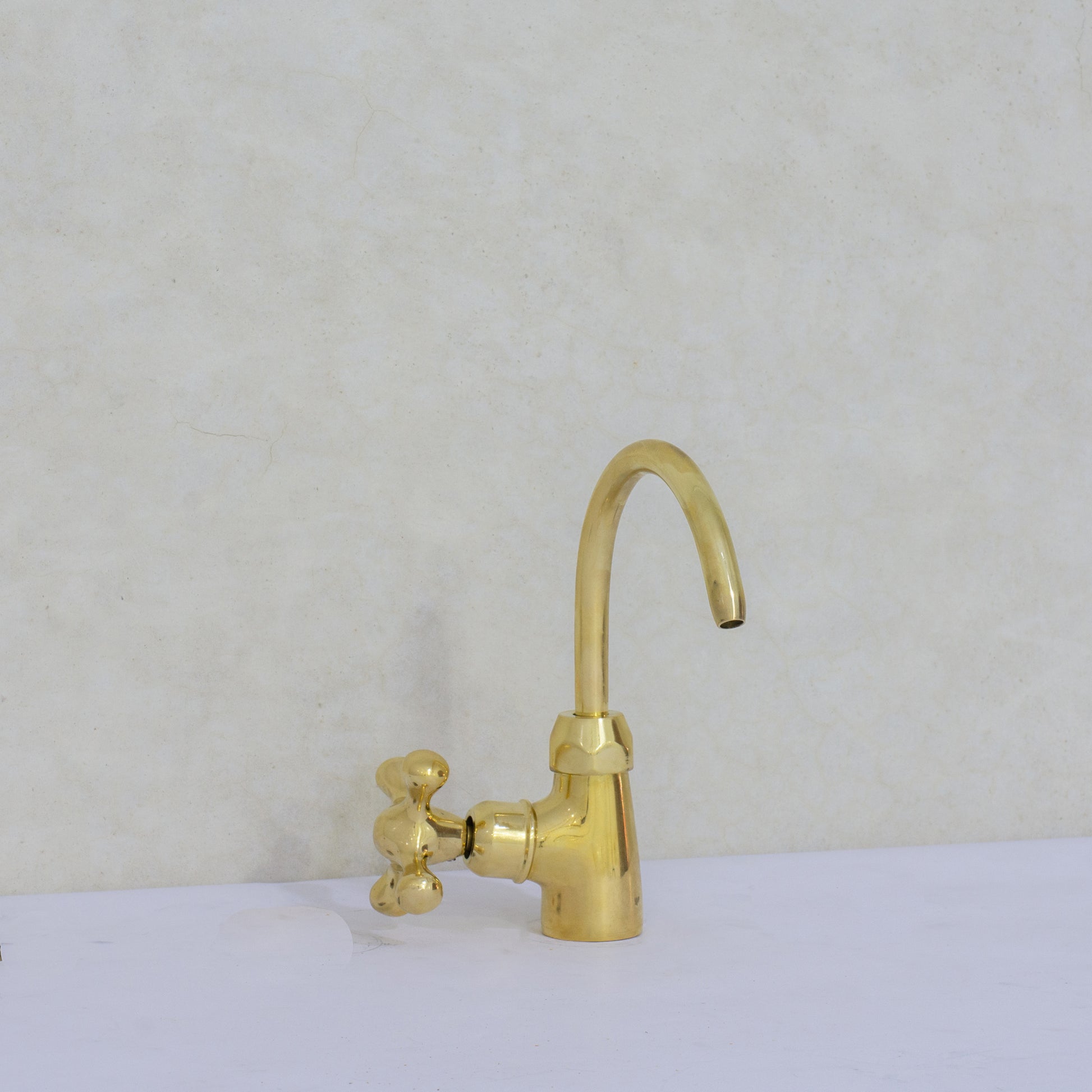Unlacquered Brass Kitchen Water Dispenser, Cold Water Faucet, Water Filter Faucet, Small Sink Faucet
