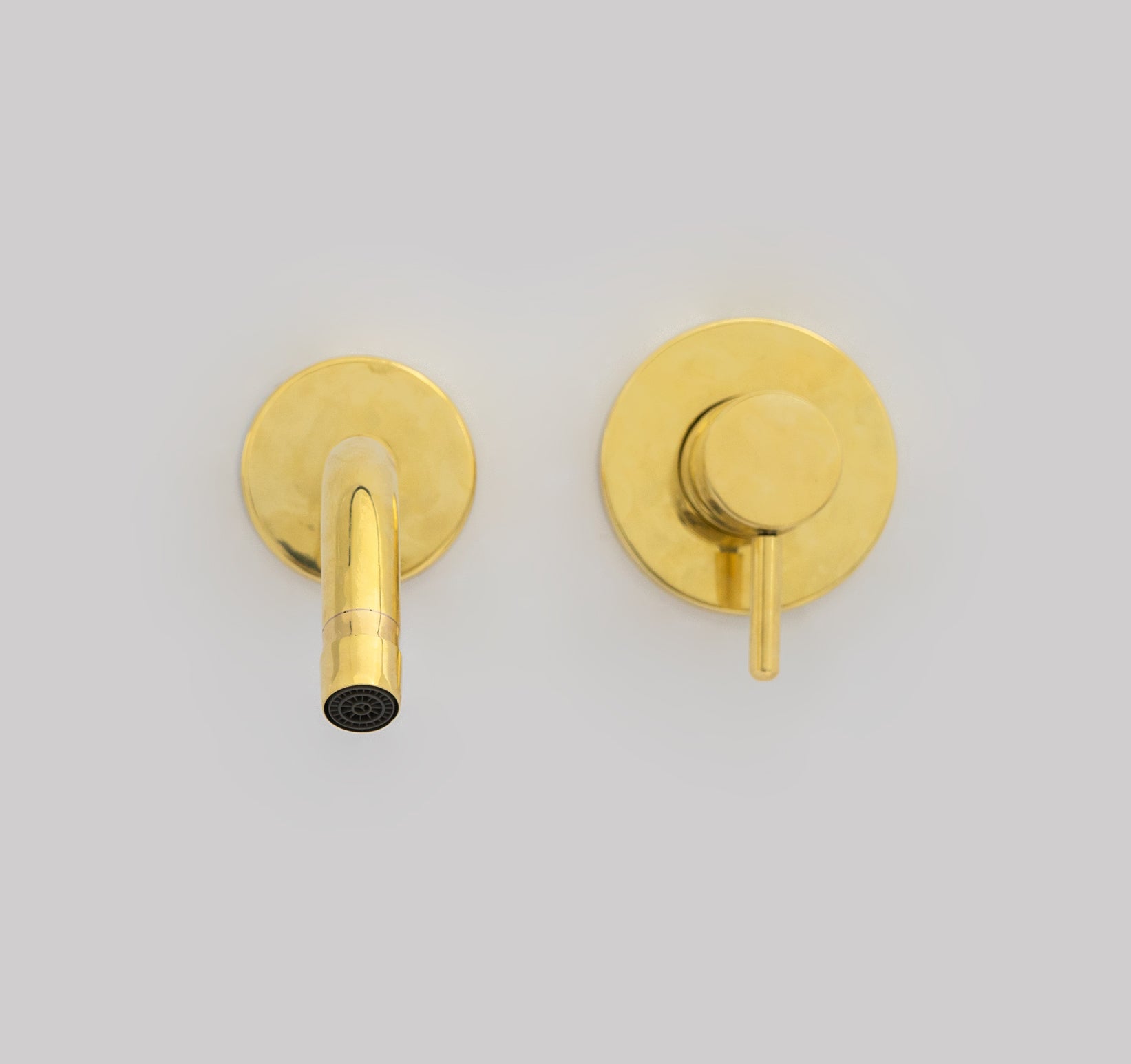 Heritage - Unlacquered Brass Bath Wall Mount Faucet