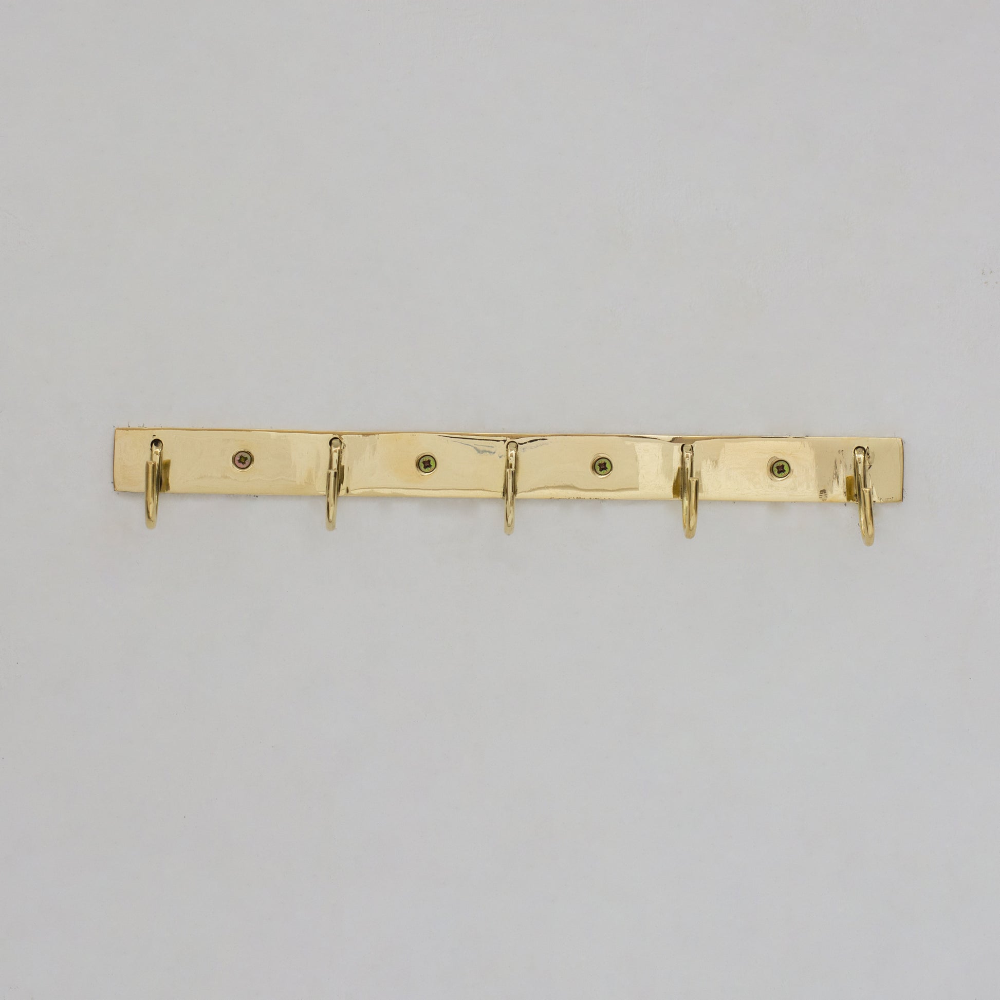 Solid Brass Coat Hooks Rack, Wall Mounted Hanger Hooks, Hallway Hooks