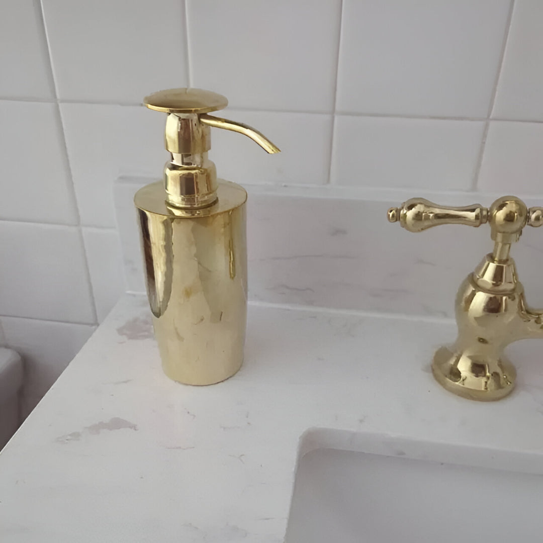 Heritage - Unlacquered Brass Soap Dispenser