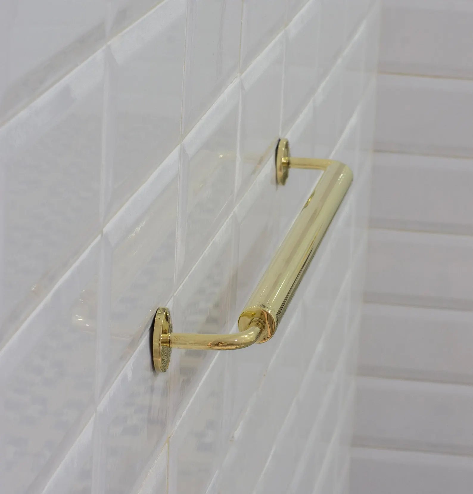 Unlacquered Brass Towel Rail – Bathroom Towel Holder