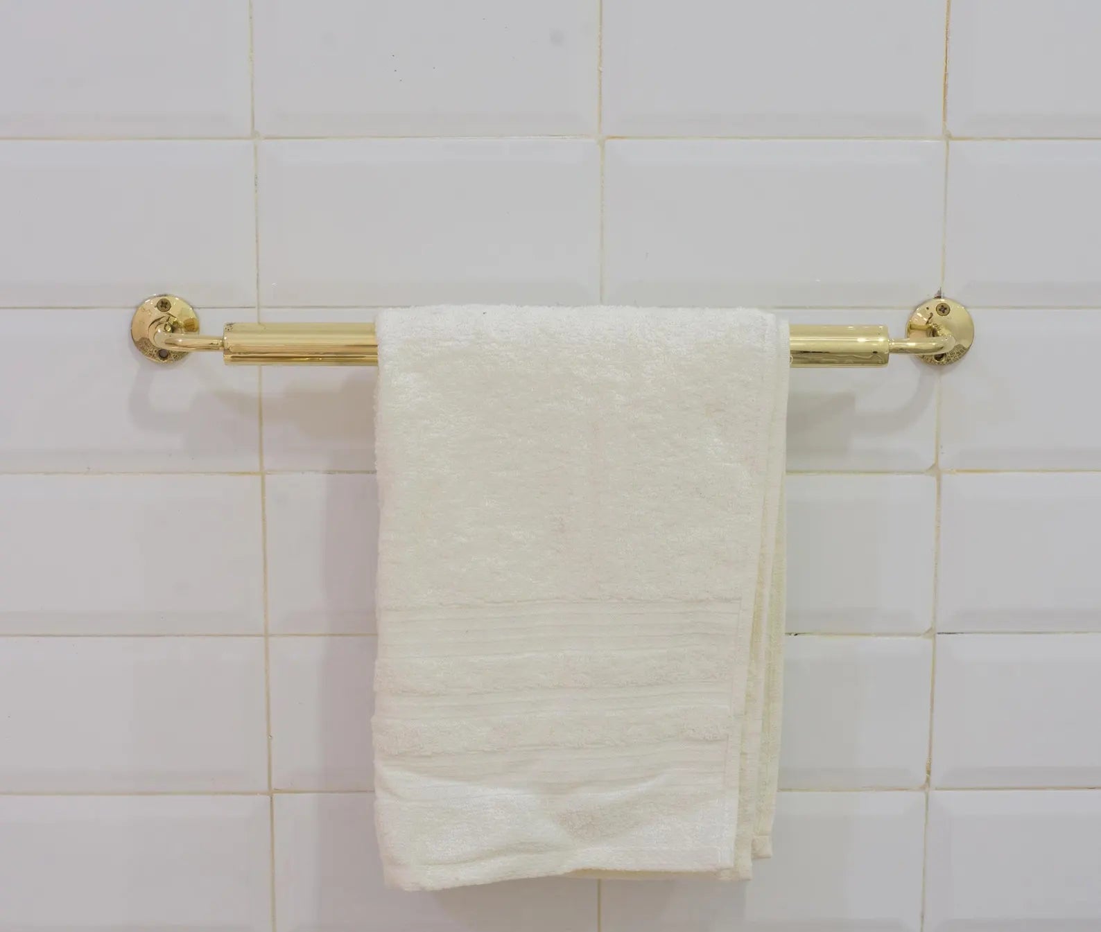 Unlacquered Brass Towel Rail – Bathroom Towel Holder