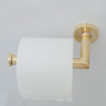 Load image into Gallery viewer, Solid Brass Toilet Paper Holder, Handcrafted Powder Room Roll Holder
