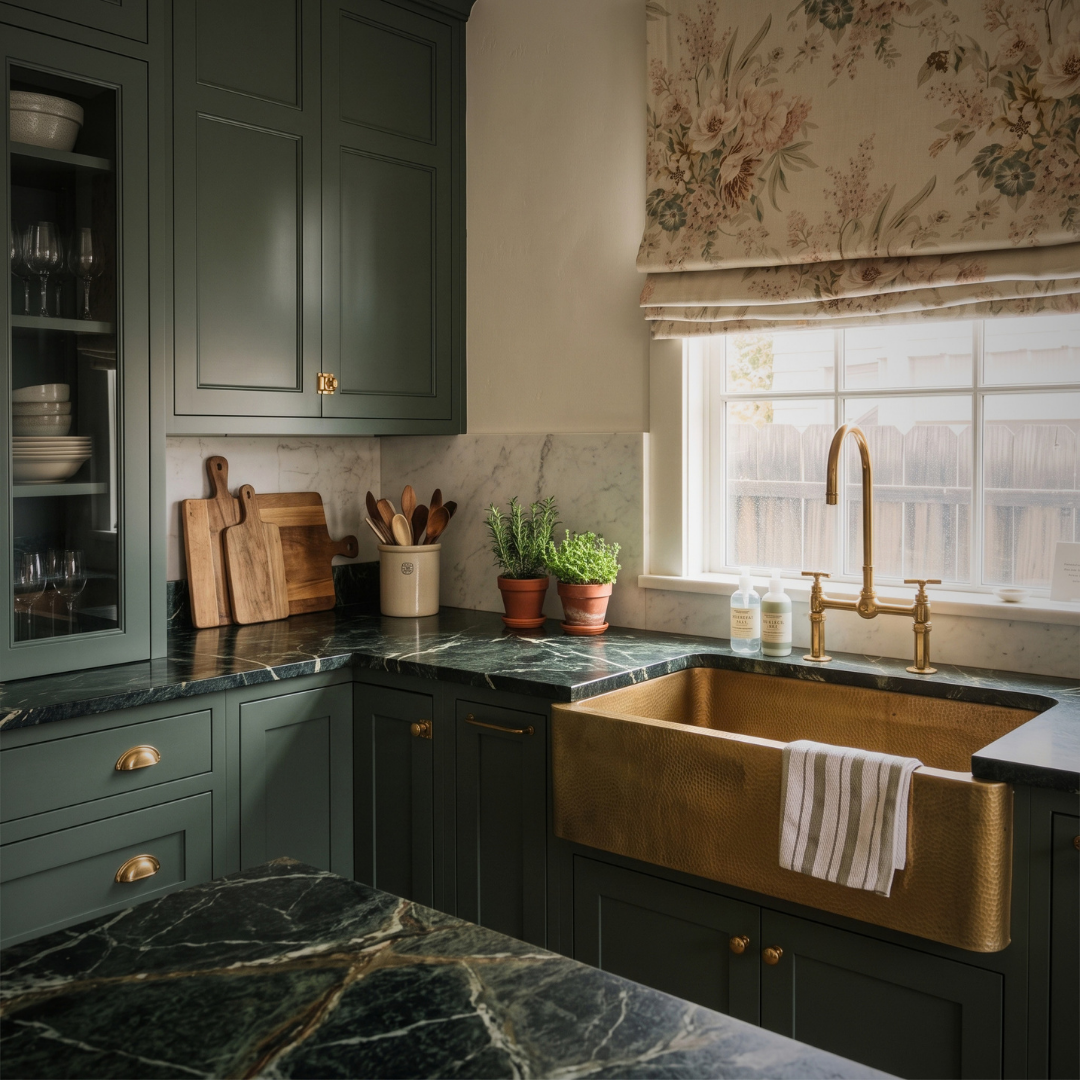Gold Kitchen Design: What to Pair With Gold Brass