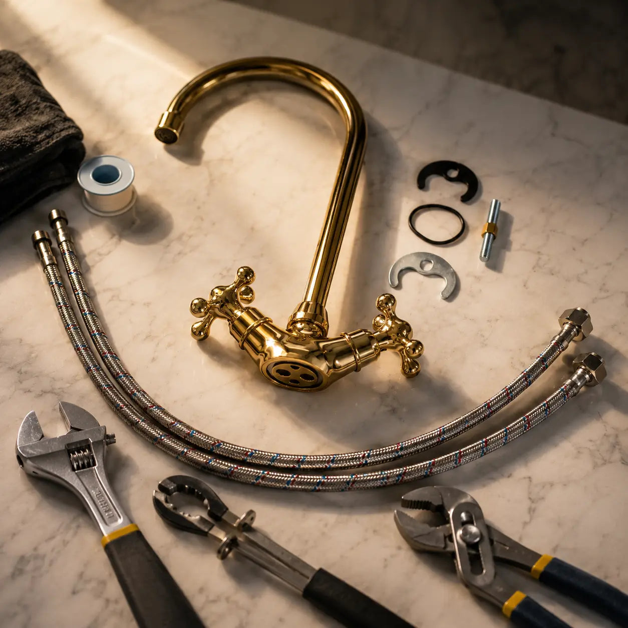 How to Install a Kitchen Faucet (Step-by-Step)
