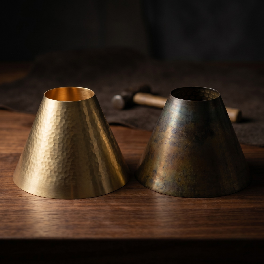 Aged Brass vs Antique Brass Pendants