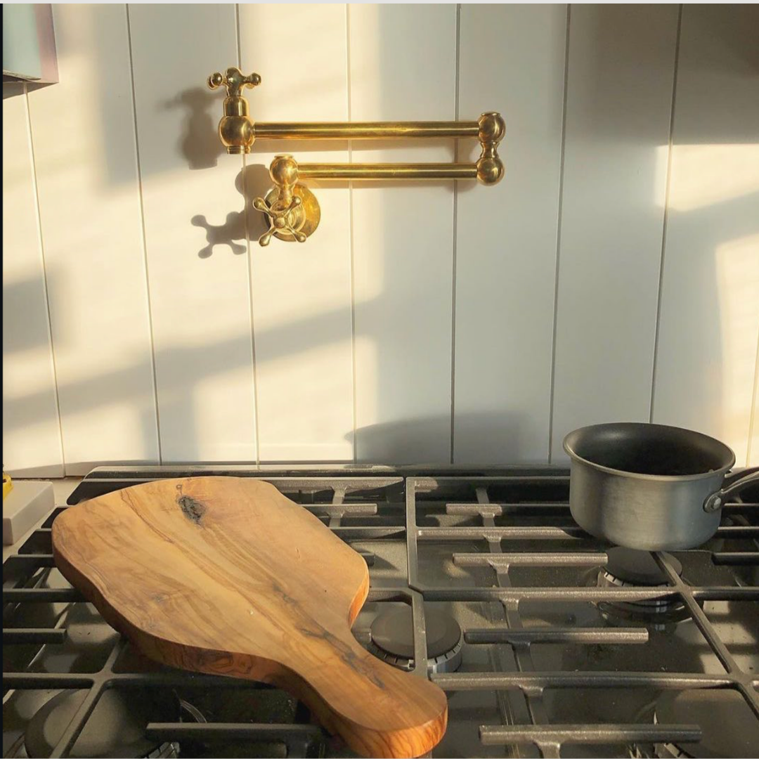 Unlacquered Brass Pot Filler Taps: What to Know Before Installing