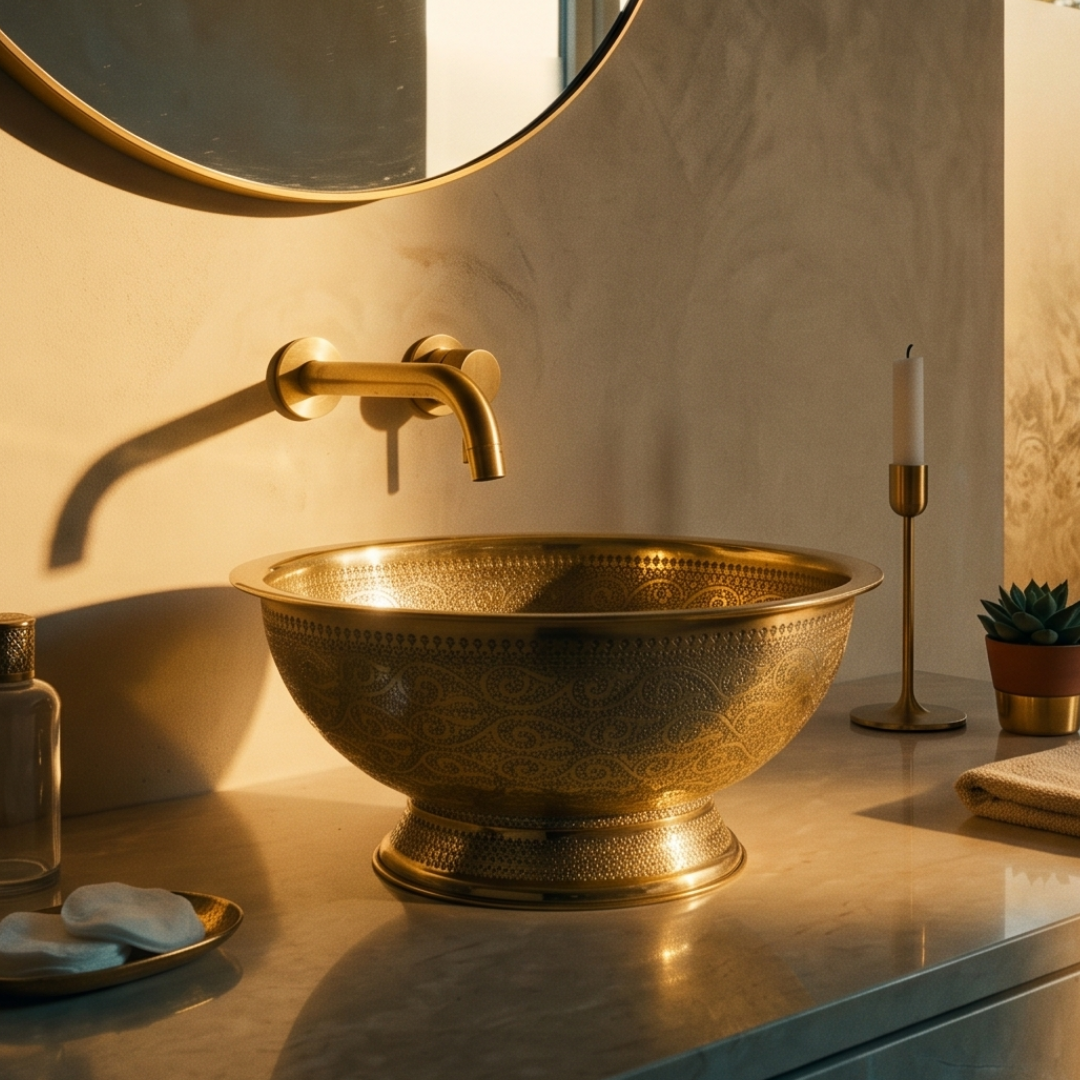 Brass Vessel Sink Guide: Style, Installation Height, and What to Expect