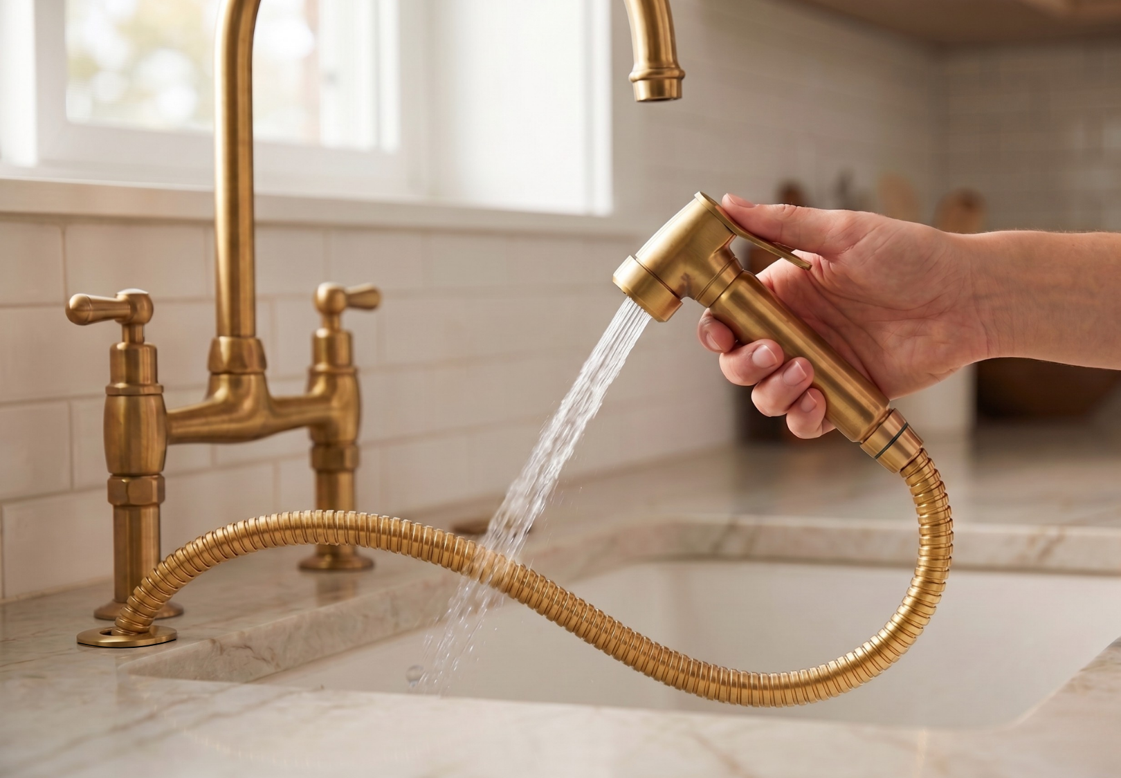 Brass Kitchen & Shower Sprayers