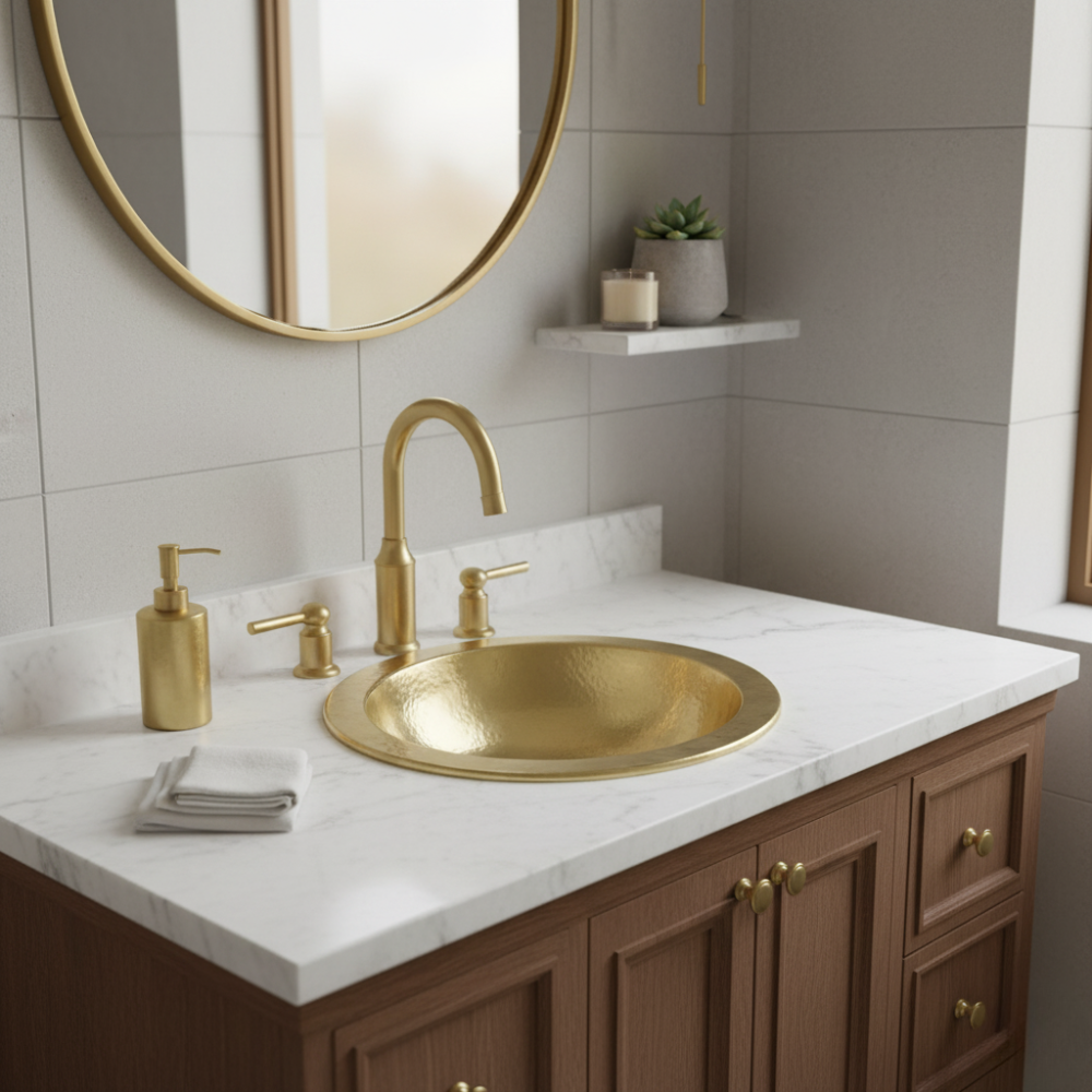 Undermount / Drop-In Brass Sinks