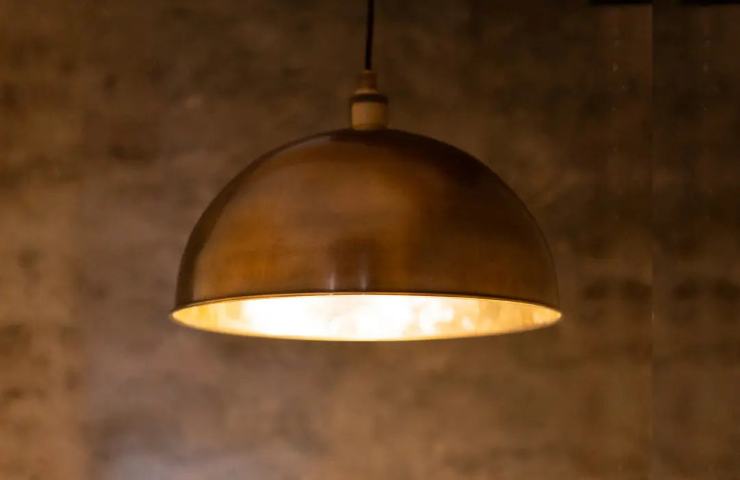 Oil Rubbed Bronze Dome Pendant Light, Bronze Ceiling Dome Lampshade