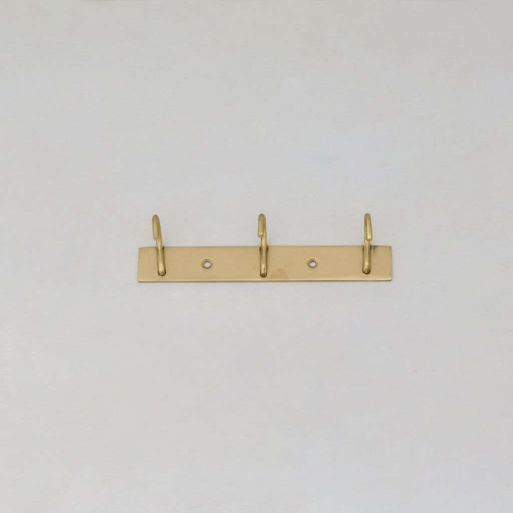 Solid Brass Coat Hooks Rack, Wall Mounted Hanger Hooks, Hallway Hooks