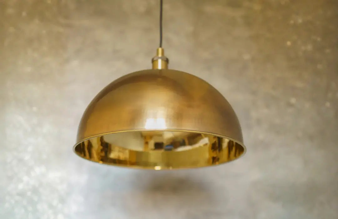 Oil Rubbed Bronze Dome Pendant Light, Bronze Ceiling Dome Lampshade
