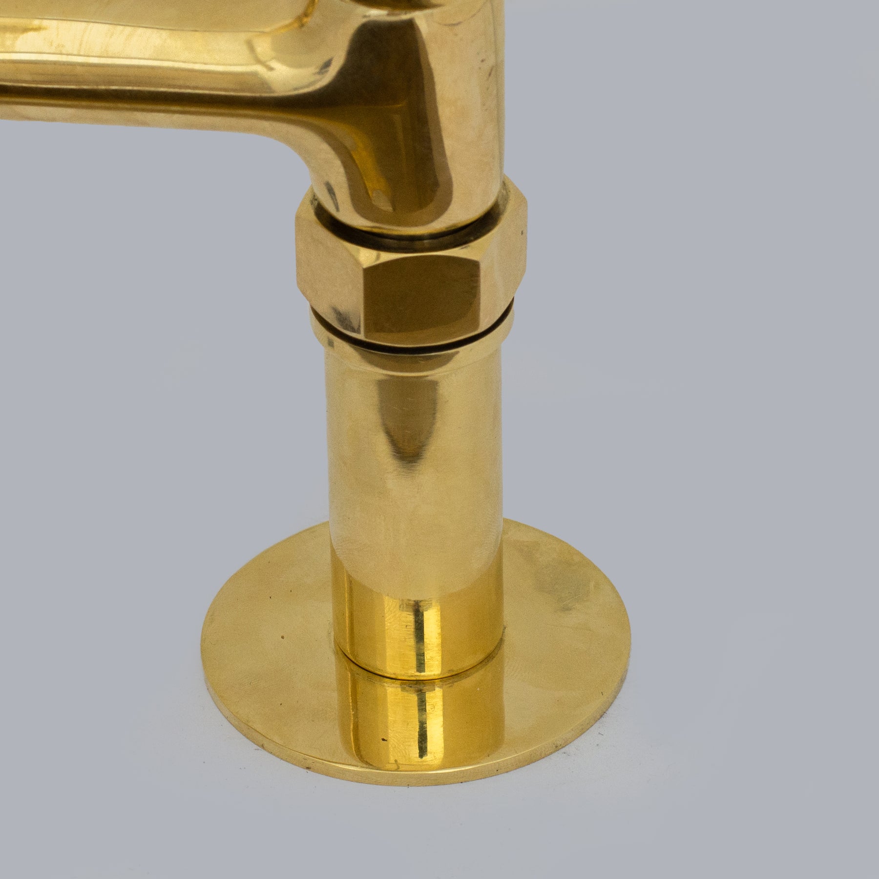 Moroccan artisan hand-filing brass faucet