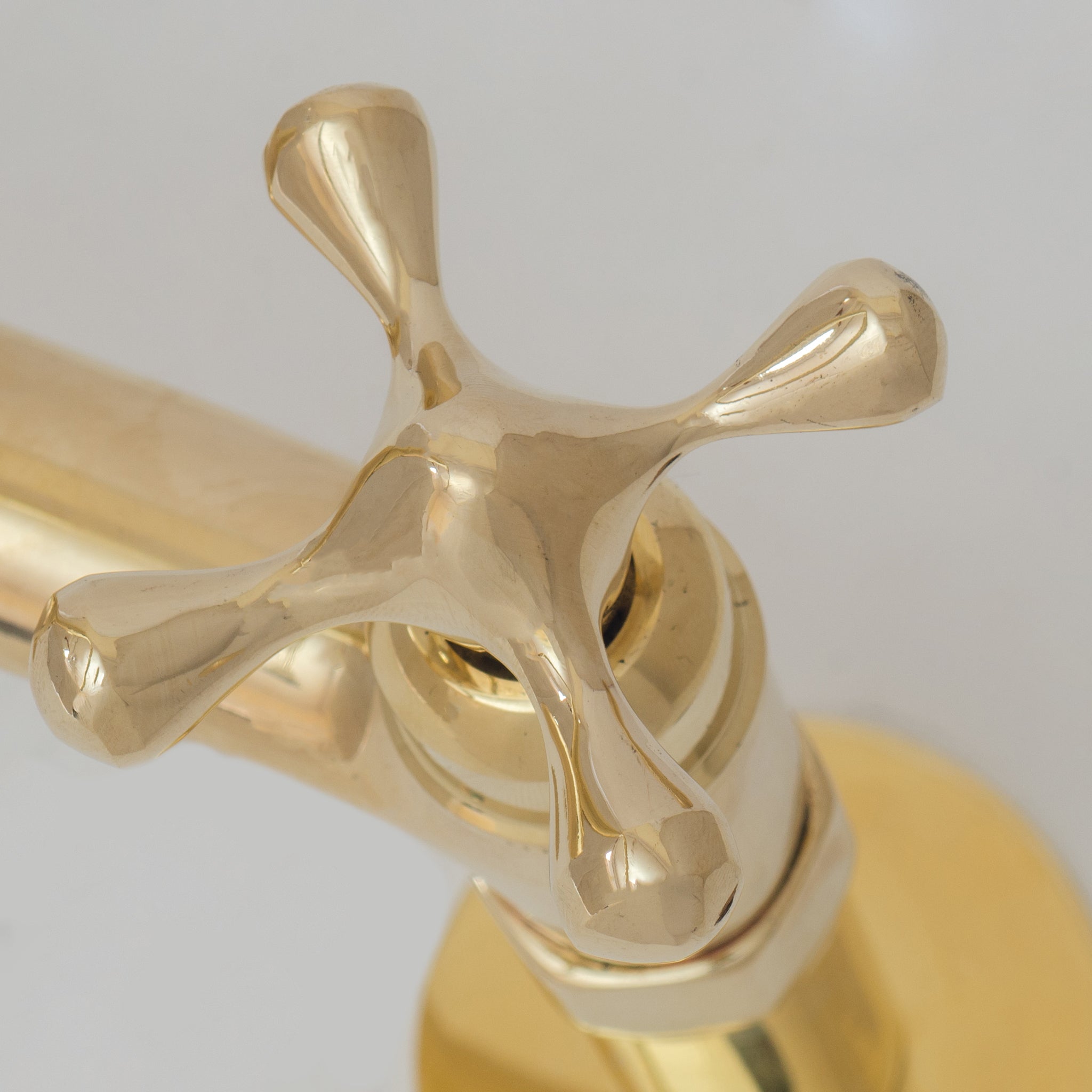 Heritage - Unlacquered Brass Kitchen Bridge Faucet