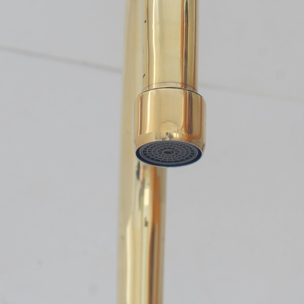Heritage - Unlacquered Brass Kitchen Bridge Faucet
