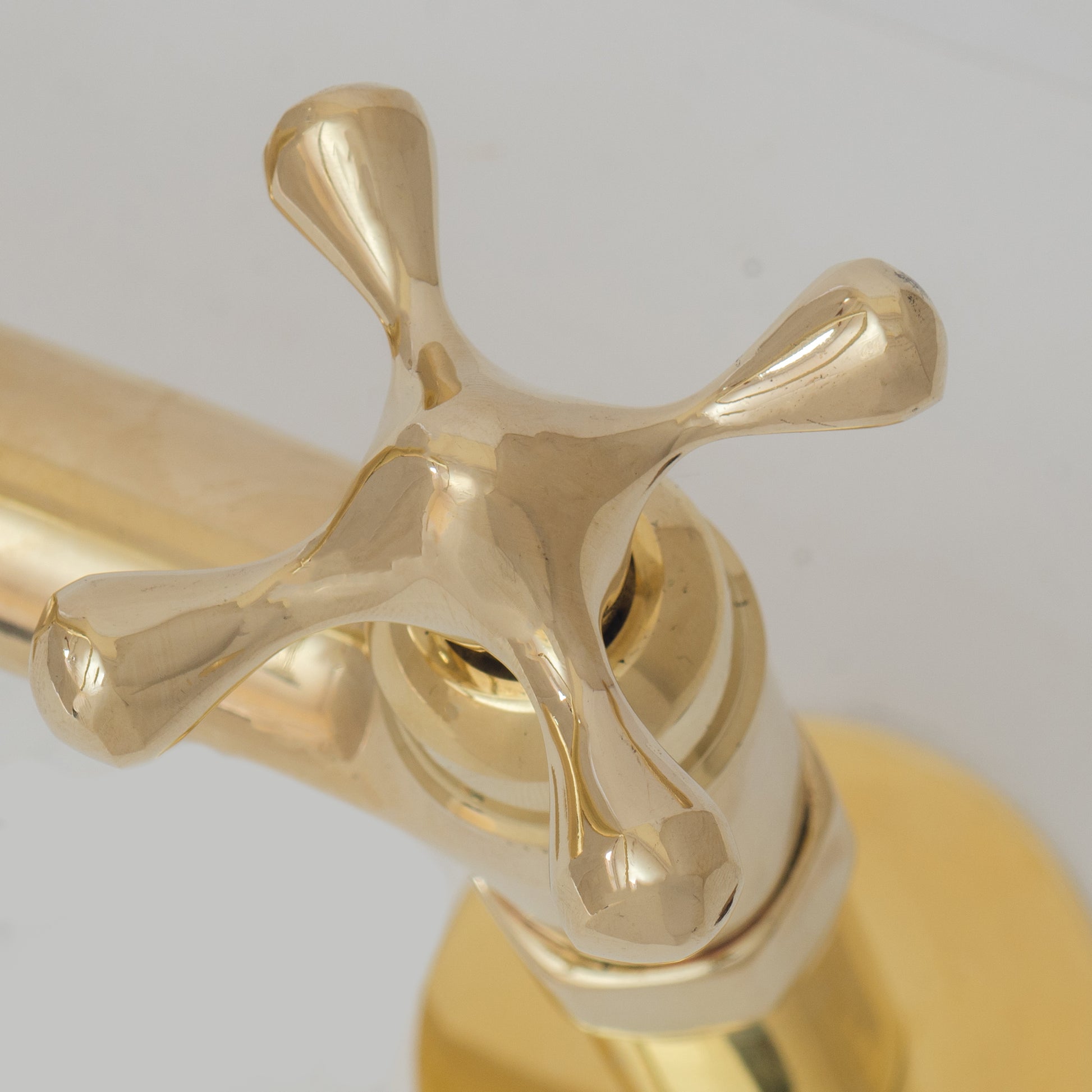 Heritage - Unlacquered Brass Kitchen Bridge Faucet