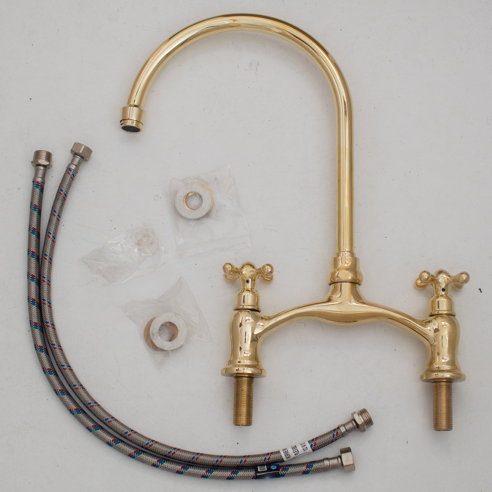 Verdeau - Unlacquered Bridge Kitchen Faucet