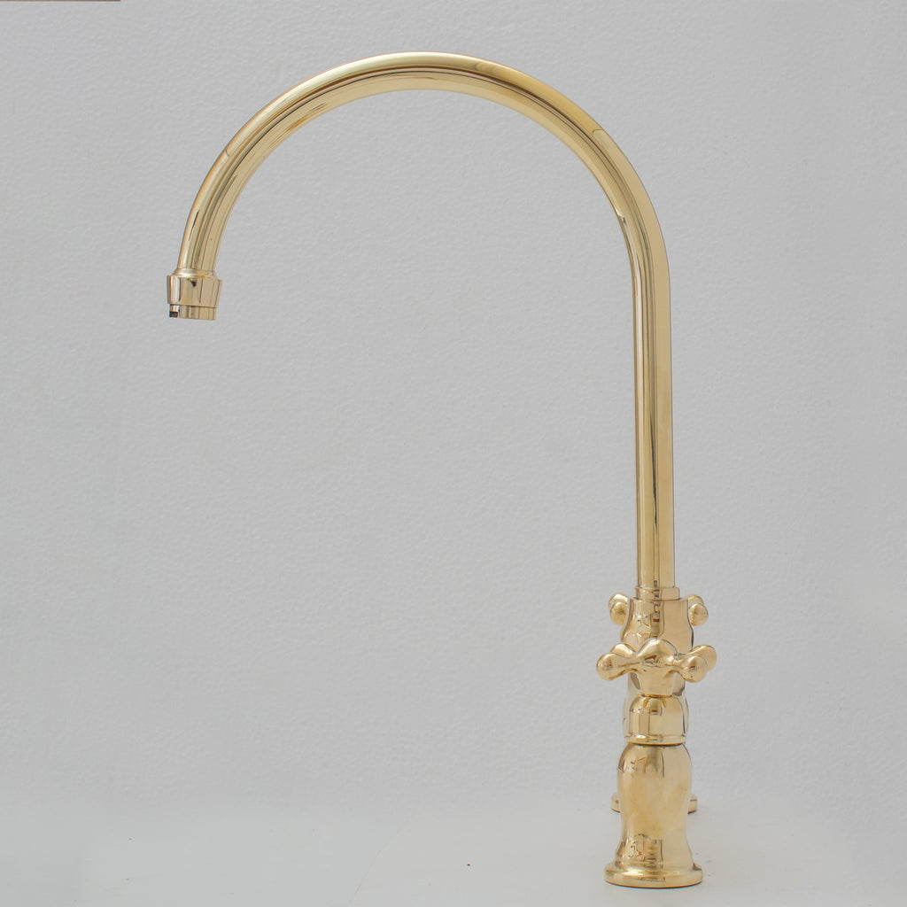 Verdeau - Unlacquered Bridge Kitchen Faucet