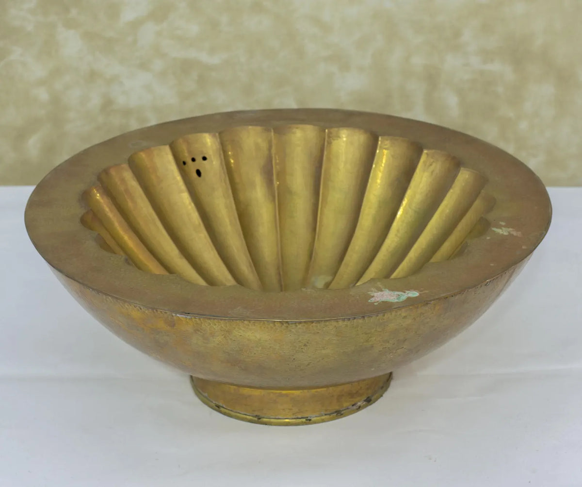 Aged Brass Vessel Sink, Countertop Bowl Sink, Bathroom Washbasin, Basin Sink