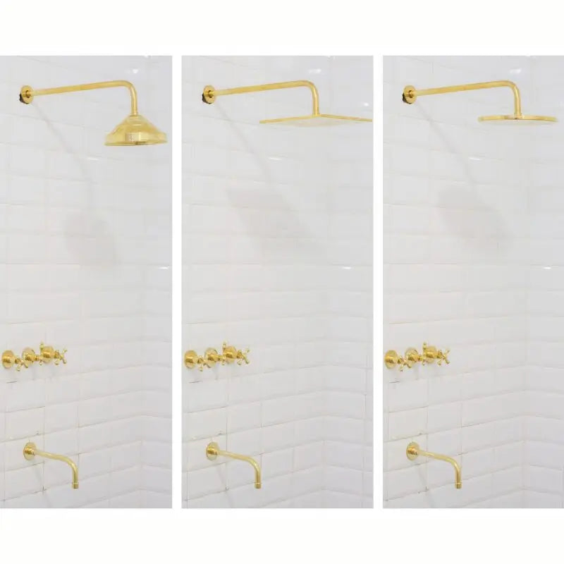 Antique Brass Shower Fixtures – Brass Shower Set