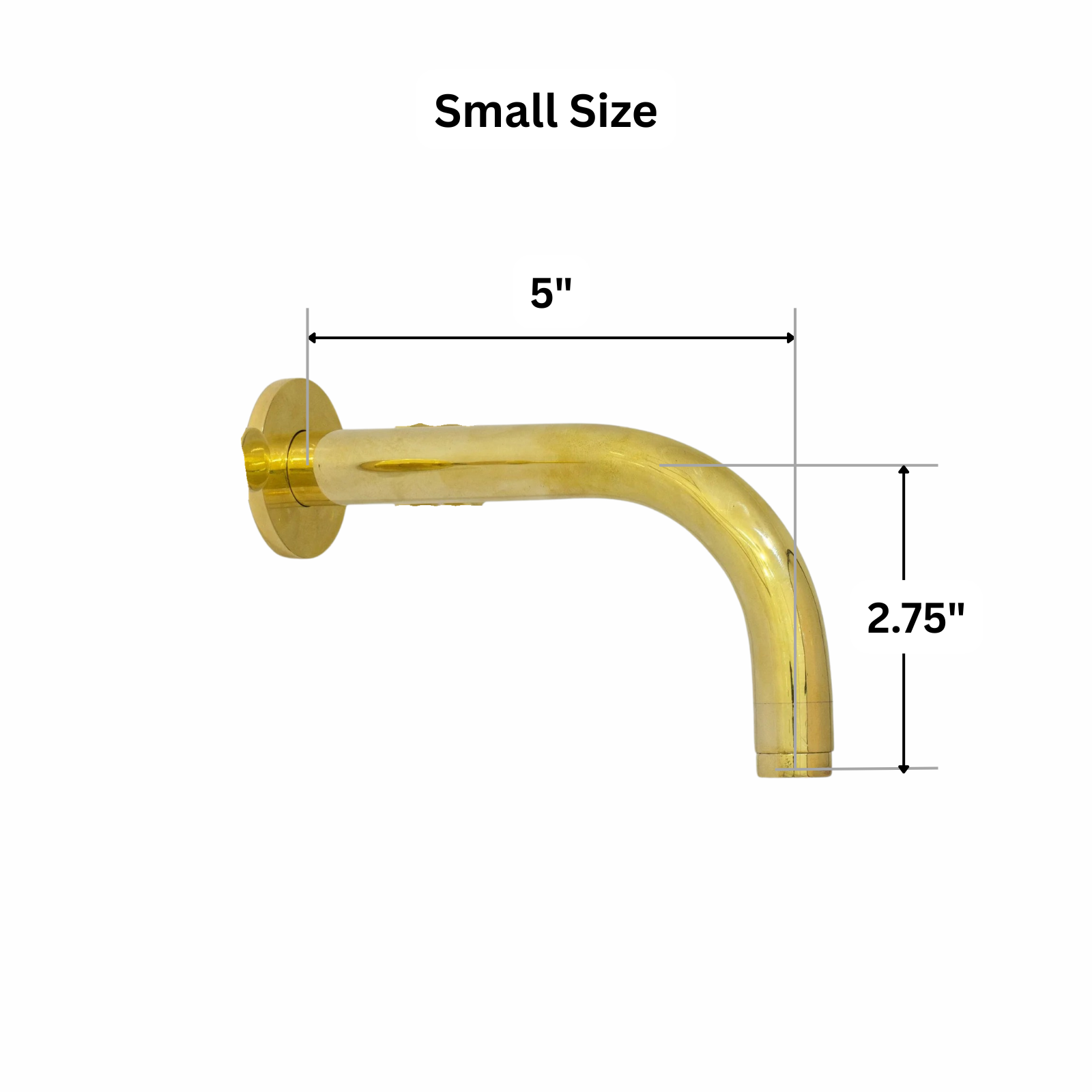 Unlacquered Solid Brass Wall Mounted Bathroom Vessel Sink Faucet, Antique Basin Vanity Faucet