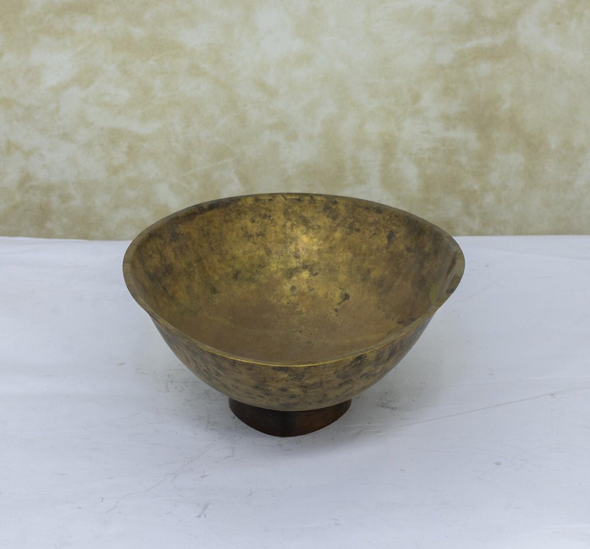 Antique Brass Bowl Sink, Countertop Vessel Sink, Aged Washbasin, Bathroom Basin Sink