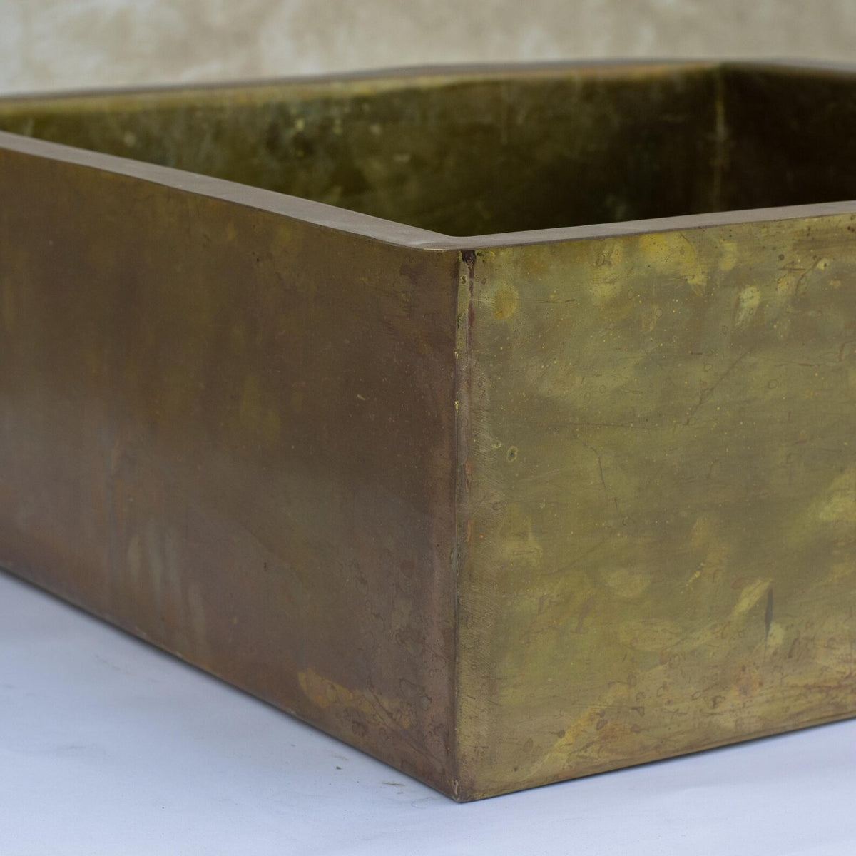 Antique Brass Kitchen Sink, Square Island Sink, Undermount Basin Sink, Outdoor Sink
