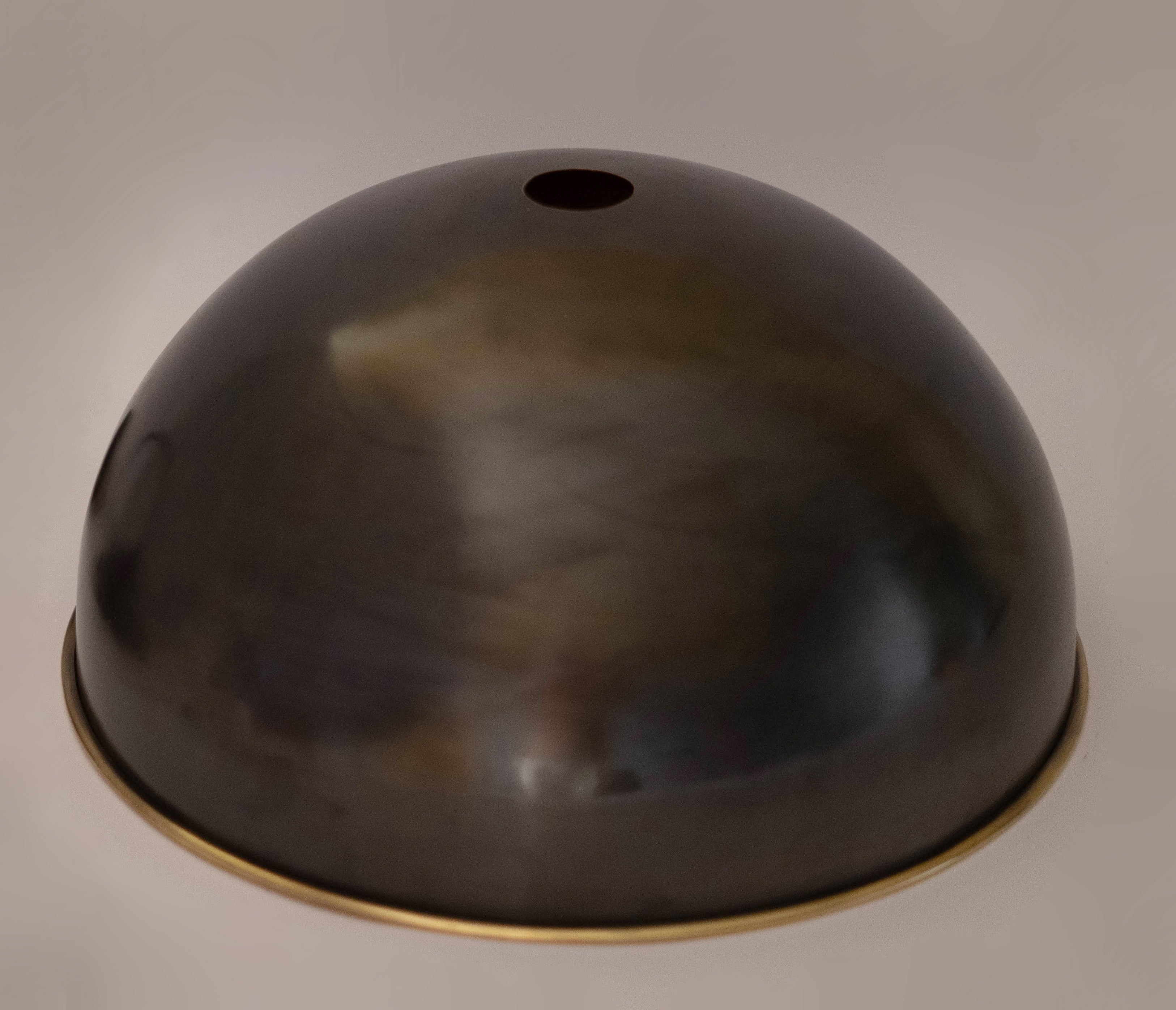 Antique Bronze Pendant Light, Bronze Dome Pendant, Antique Ceiling Lampshade