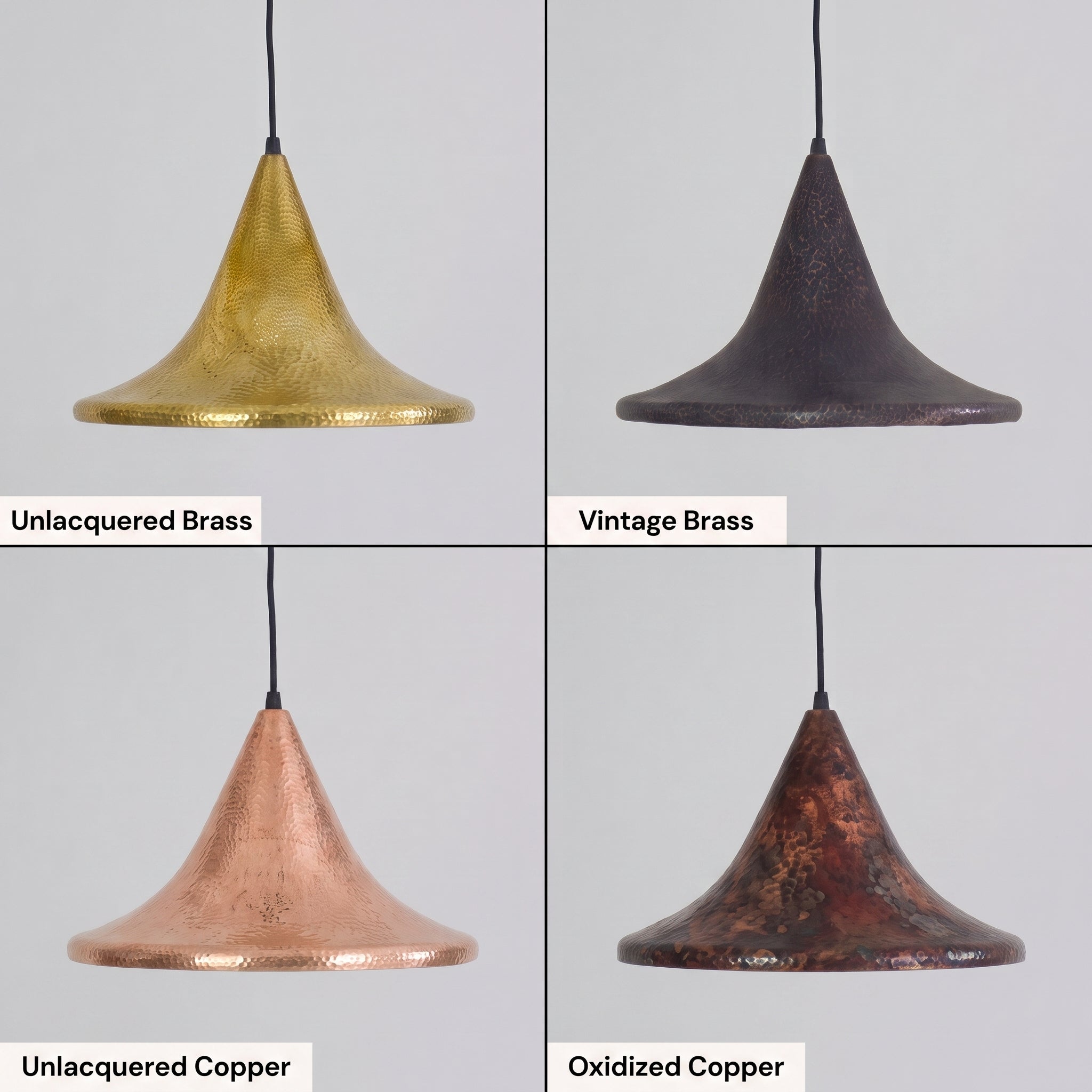 Hand Hammered Antique Brass Pendant Light, Black Dome Hanging Lamp for Kitchen Island