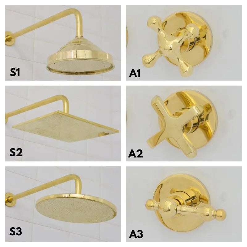 Brass Shower System – Brass Shower Set