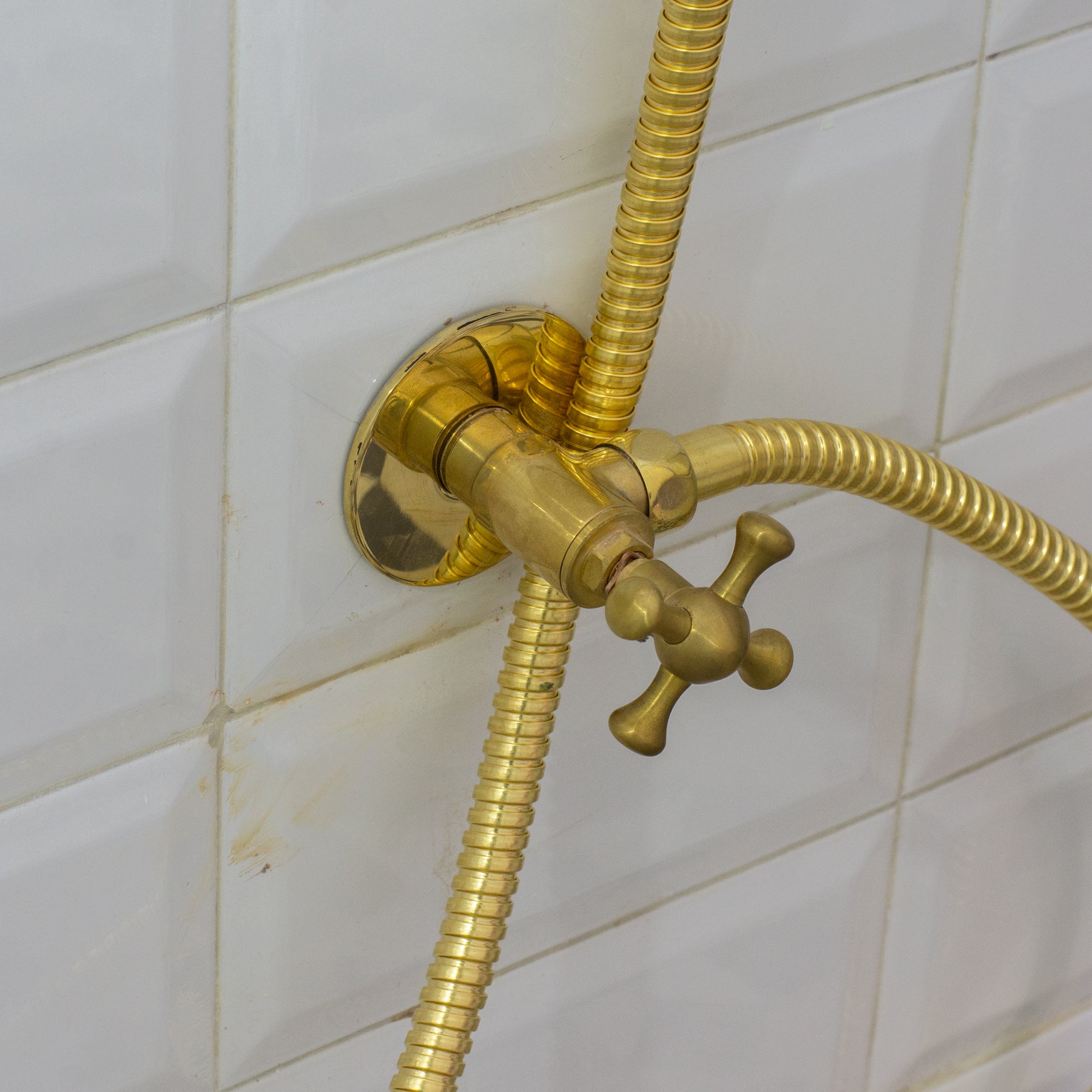 Brass Handheld Bidet Sprayer, Bathroom Bidet Hose Set, Toilet Spray Nozzle, Wall Mount Bidet