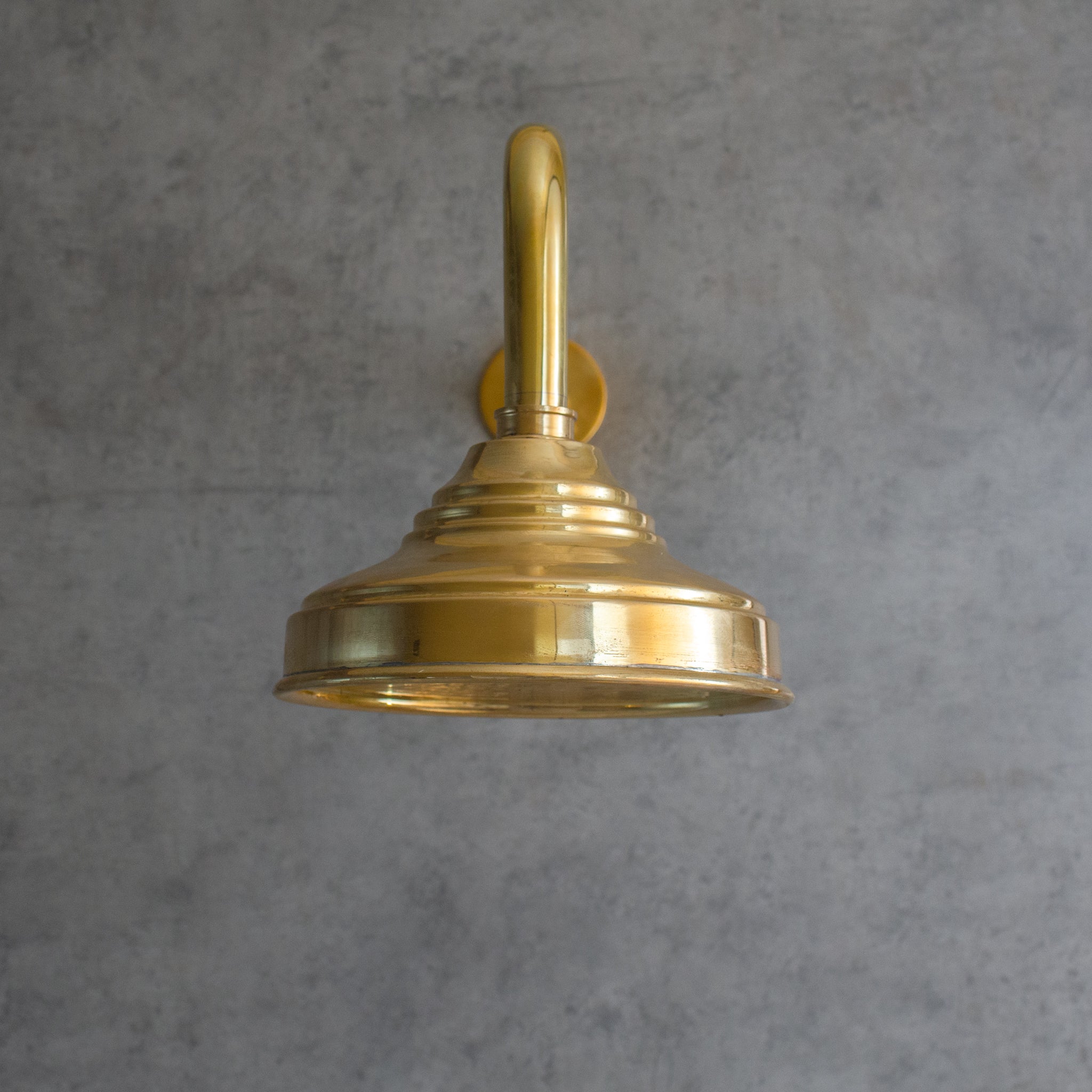 Unlacquered Solid Brass Rain Shower Head, Moroccan Handcrafted Vintage Showerhead, Works Outdoor