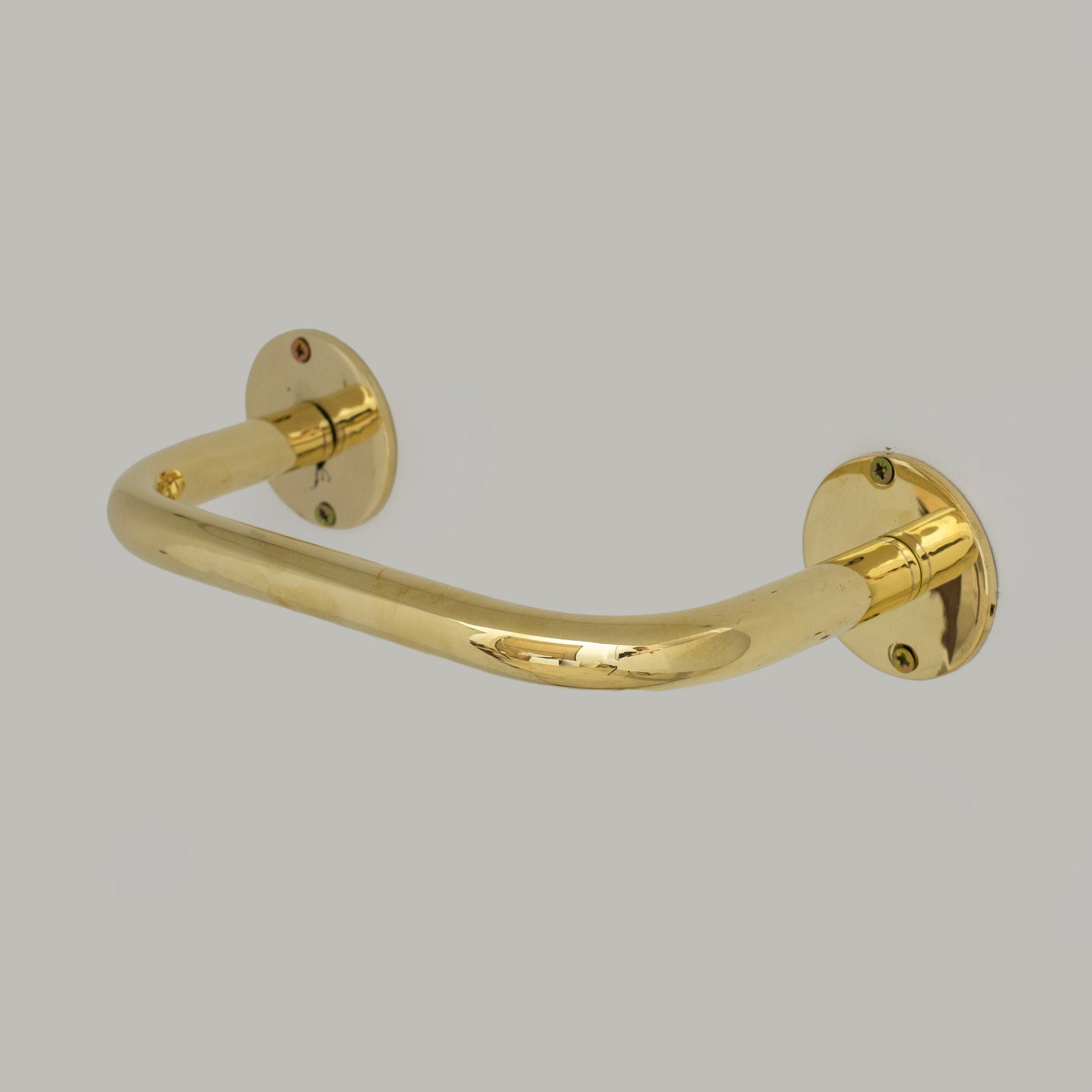 Unlacquered Brass Towel Holder, Bathroom Towel Bar, Wall Mount Towel Holder
