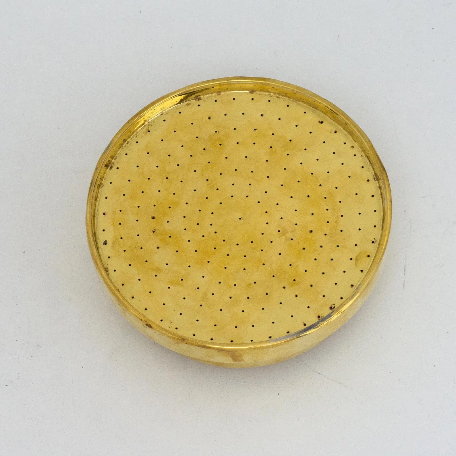 Unlacquered Brass Rain Showerhead, Handcrafted Showerhead, Outdoor Headshower