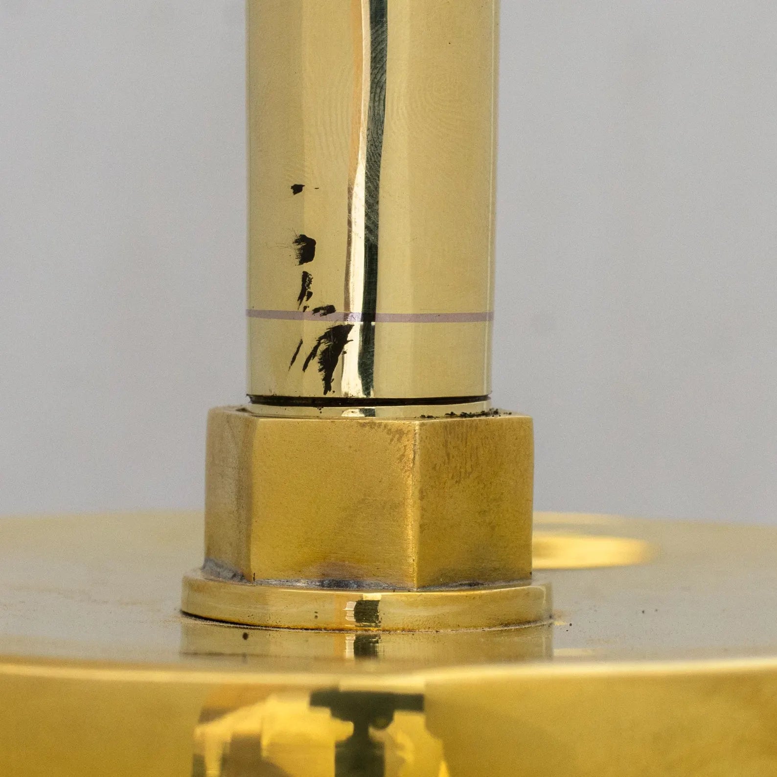 Unlacquered Brass Rain Showerhead, Handcrafted Showerhead, Outdoor Headshower