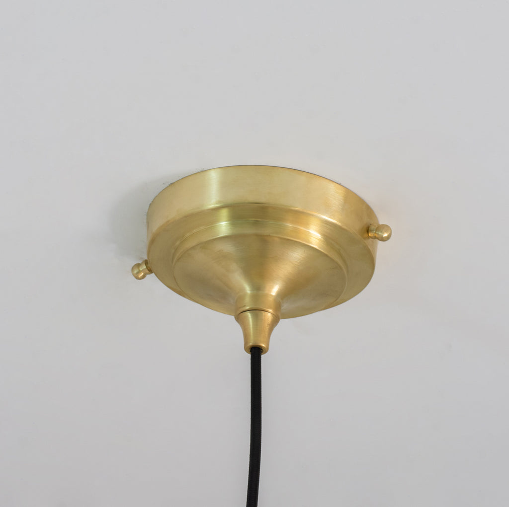 Brass Cone Pendant Light, Kitchen Island Ceiling Light Fixture, Modern Hanging Shade For Kitchen & Living Room, Cone Shade Light