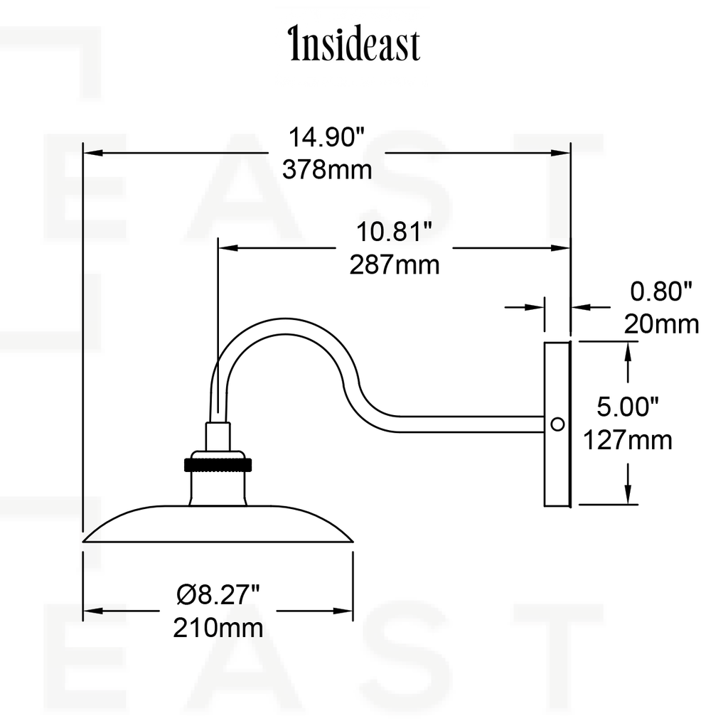 Brushed Brass Wall Sconce Light, Solid Brass Wall Lamp, Wall Lighting Fixture