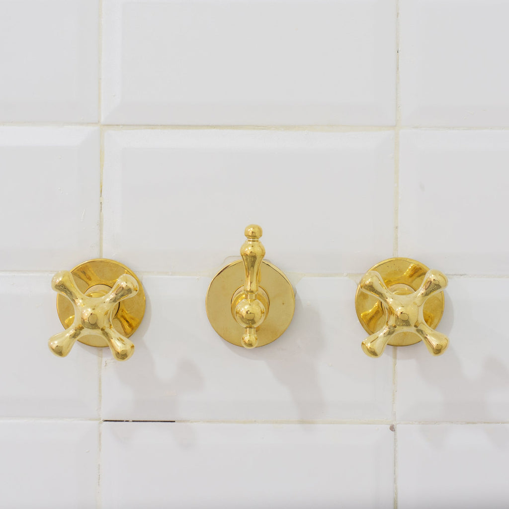 Brass Shower Fixtures – Dual Shower Head
